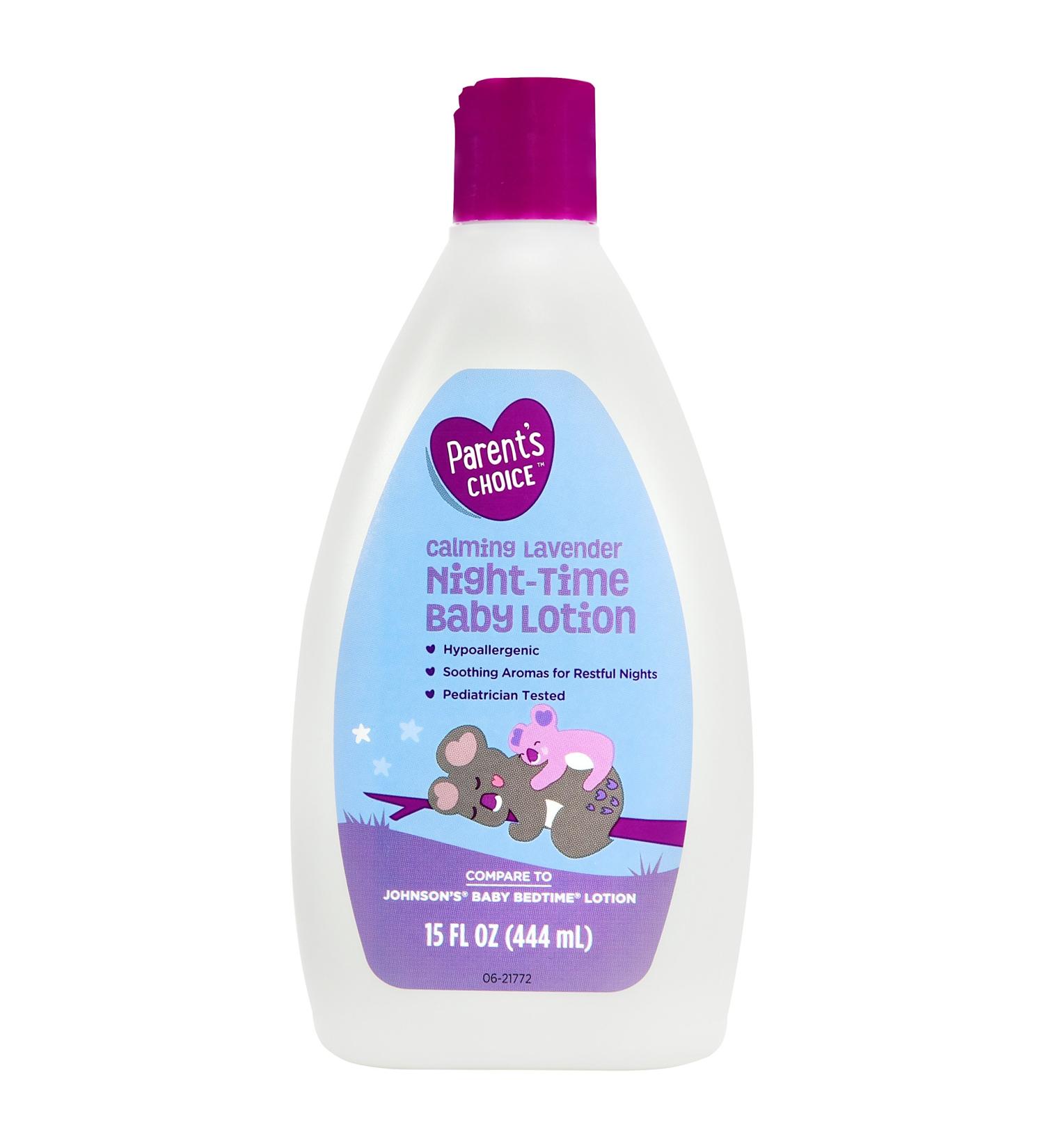 Parent's Choice Night Time Baby Lotion 15 oz - Moisturizing and Soothing Formula - Buy Online on SooperMarket.com