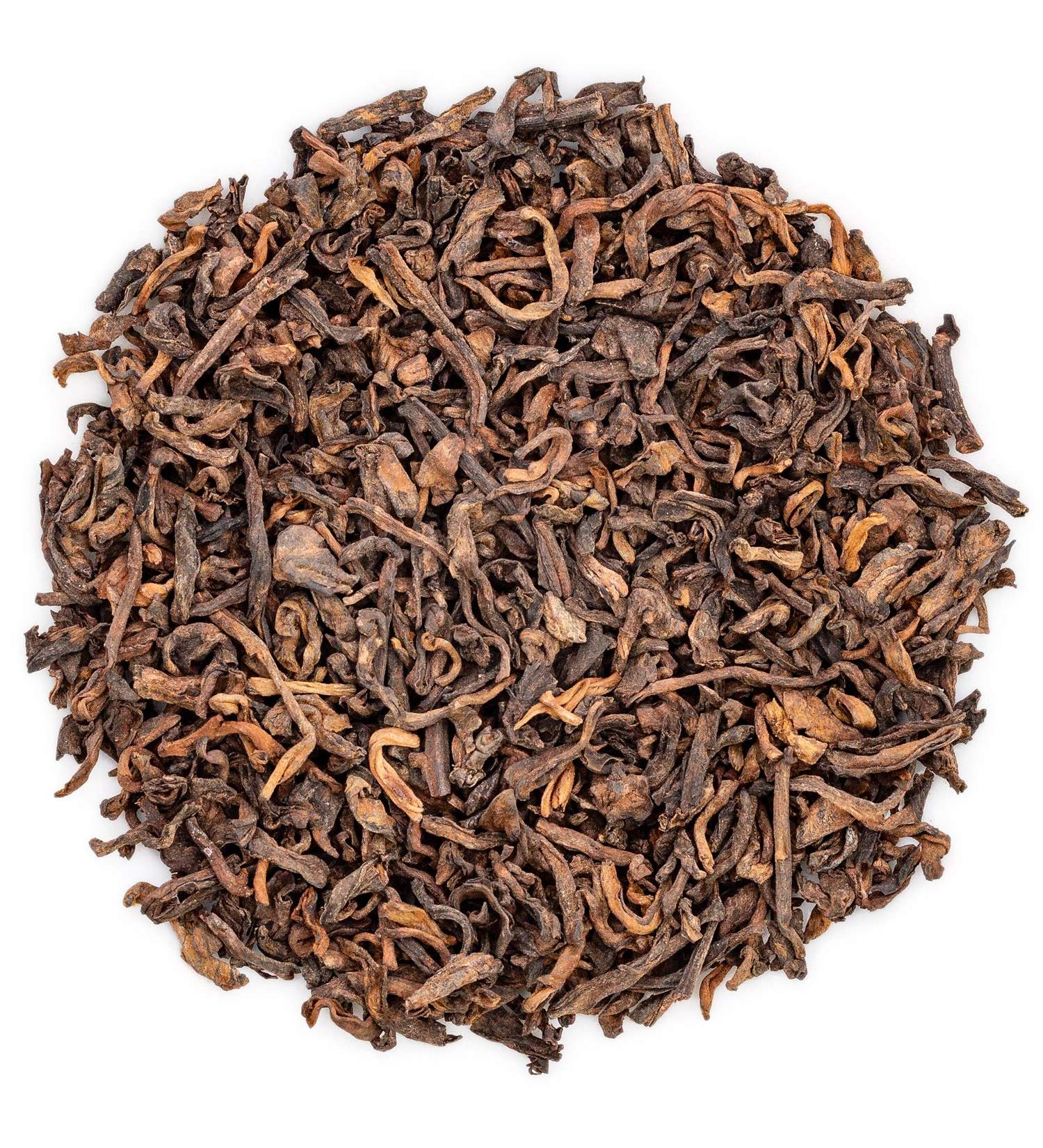 Oriarm Ripe Puerh Tea Loose Leaf - Yunnan Black Pu-erh Tea - Chinese Shu Puer Tea - 100g (3.53-Ounce) Ripe Puerh Tea 100g - Buy Online on SooperMarket.com