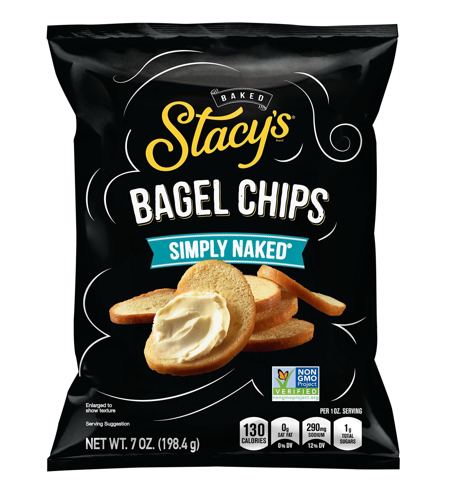 Stacy's Simply Naked Bagel Chips - 7 oz | Kosher, Crunchy Snack - Buy Online on SooperMarket.com