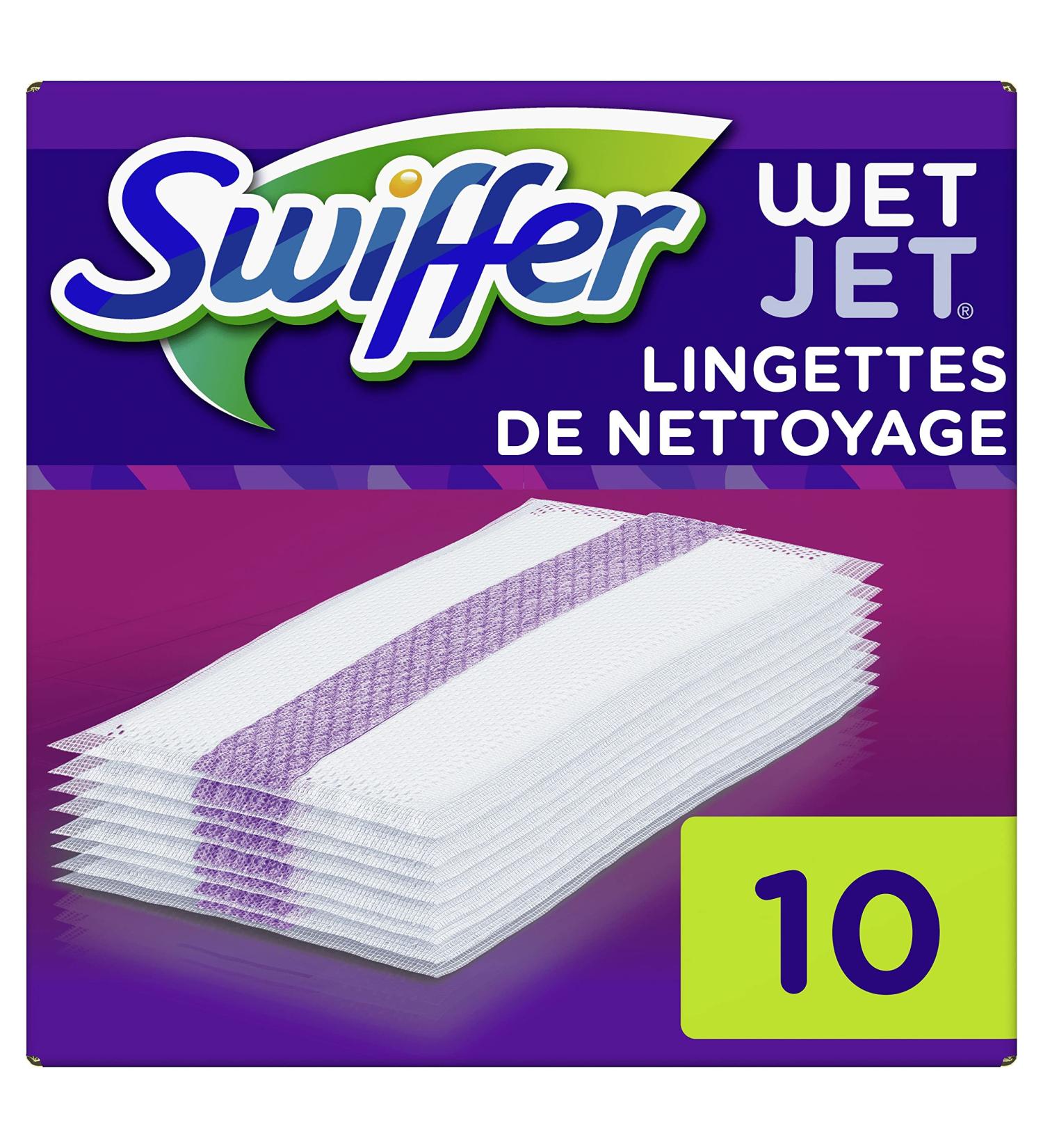 Swiffer WetJet Refill Cloths - Versatile Cleaning for All Floor Types | 1 x 10 Pack - International Shipping Available - Buy Online on SooperMarket.com