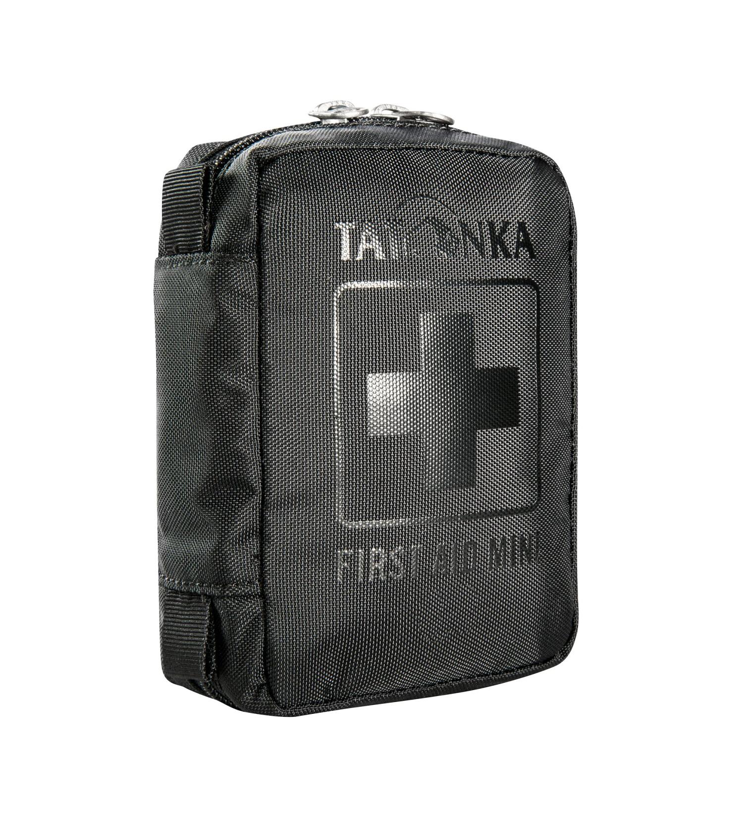 Tatonka First Aid Mini Set - Compact First Aid Kit for Outdoor Adventures Hiking & Cycling - Includes Tick Pliers - 10x7x4cm Black - Buy Online on SooperMarket.com