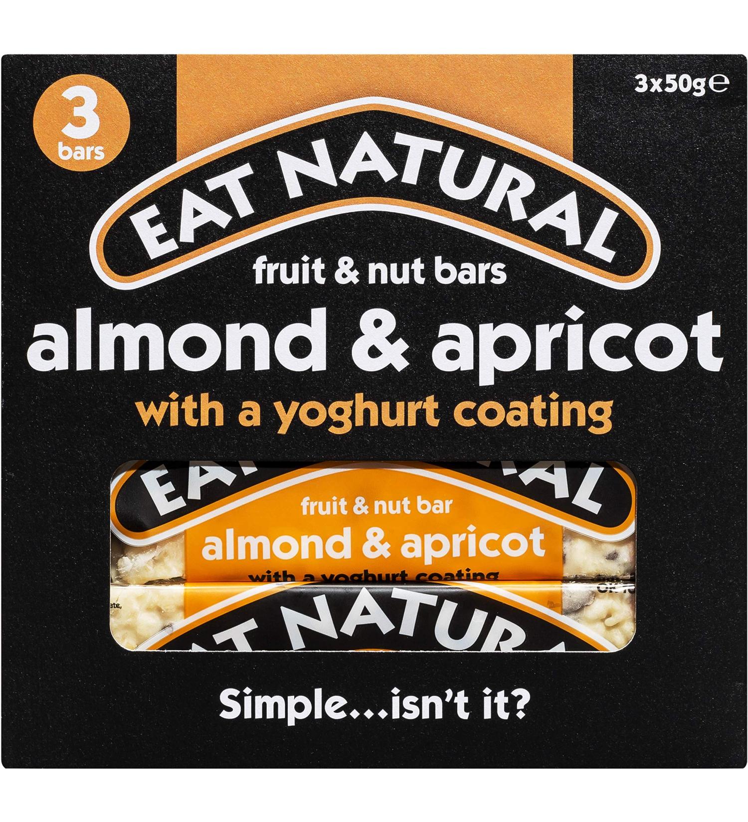 Eat Natural Almond Apricot Yoghurt Bar - 150g - Buy Online on SooperMarket.com