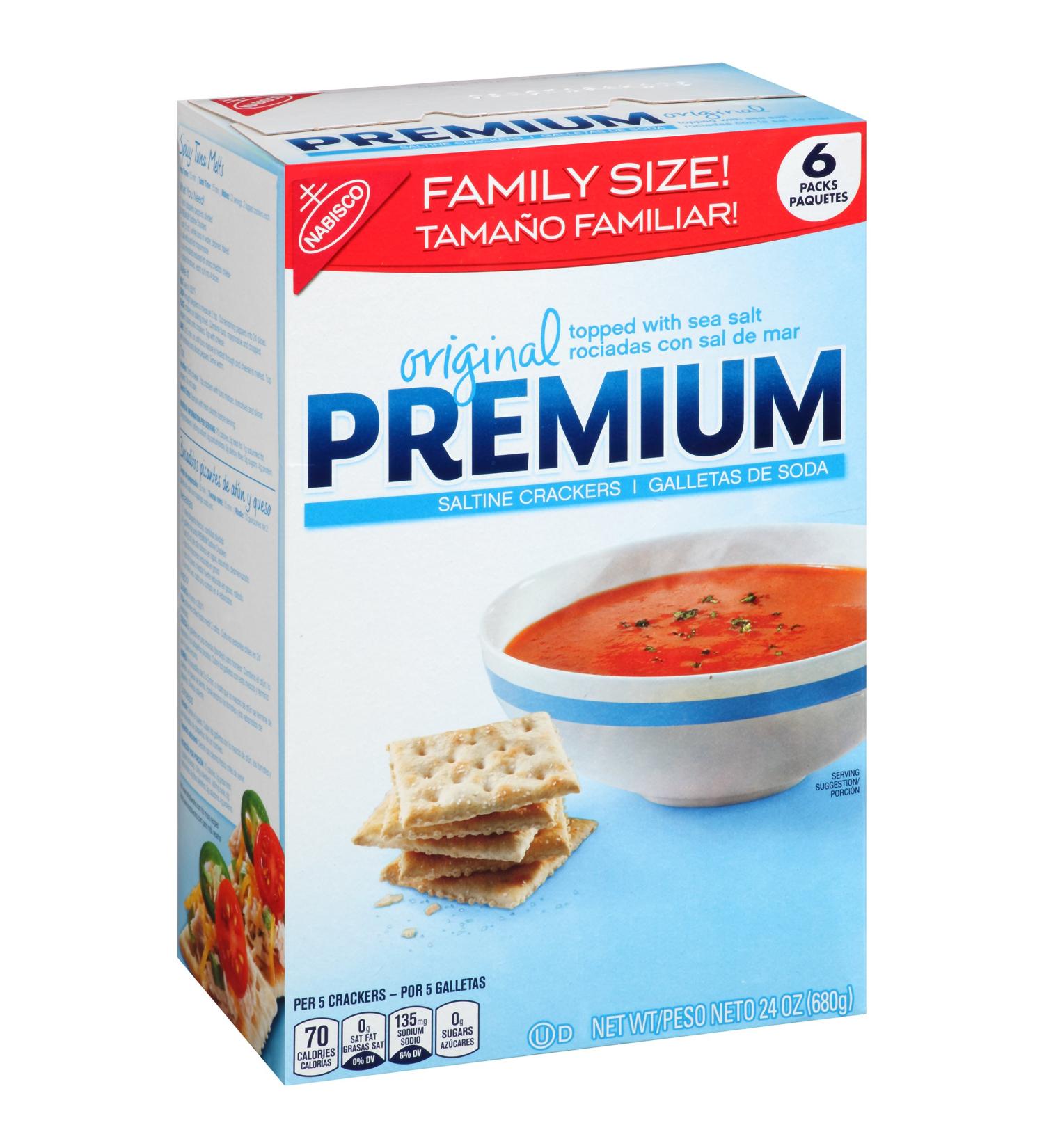 Original Premium Saltine Crackers 24 oz Family Size Pack - Buy Online on SooperMarket.com