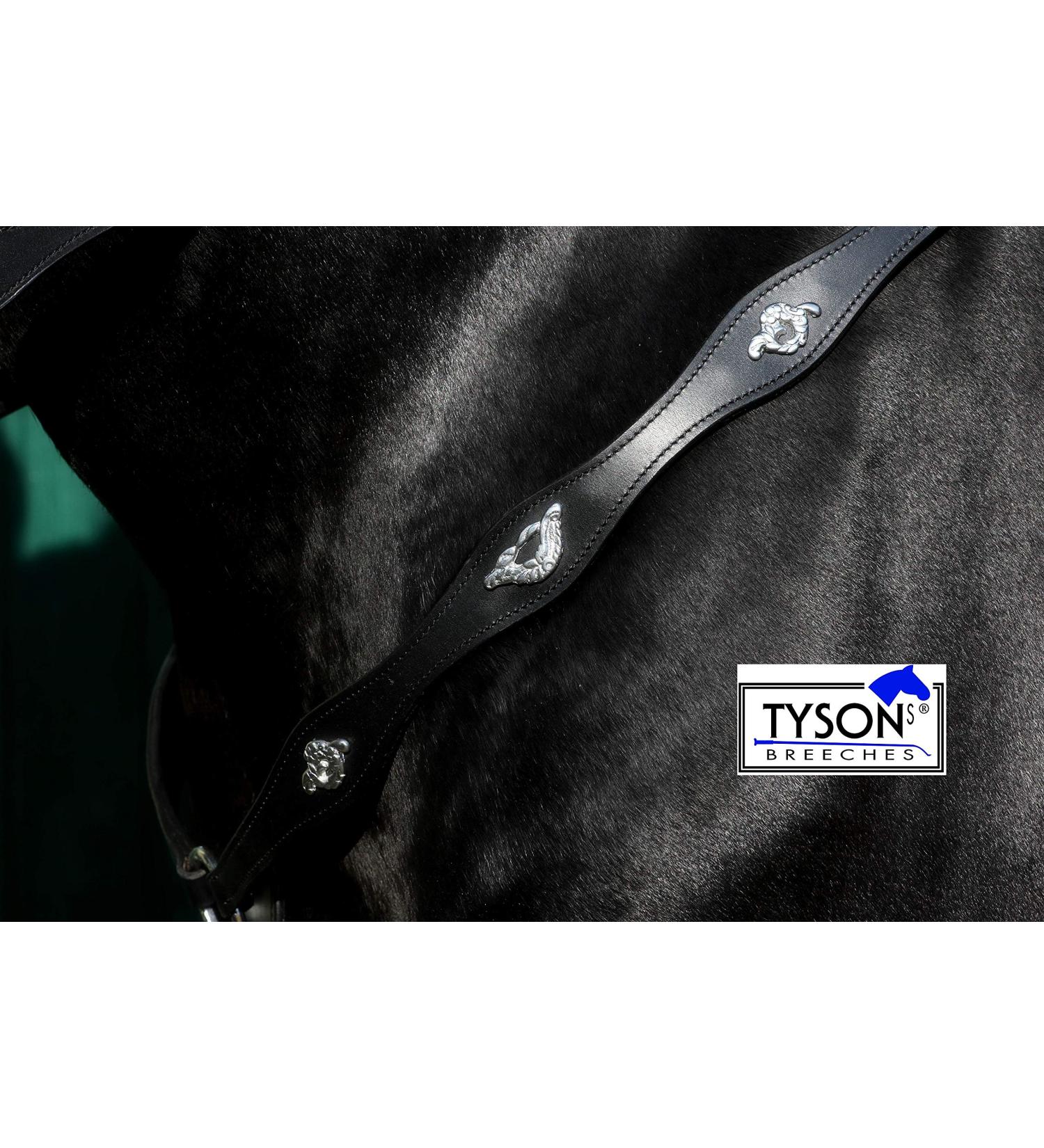 Jose Breastplate Show | Portuguese Spanish Leather Black Brown | Tysons VB WB XF XXF Calfblood - Buy Online on SooperMarket.com