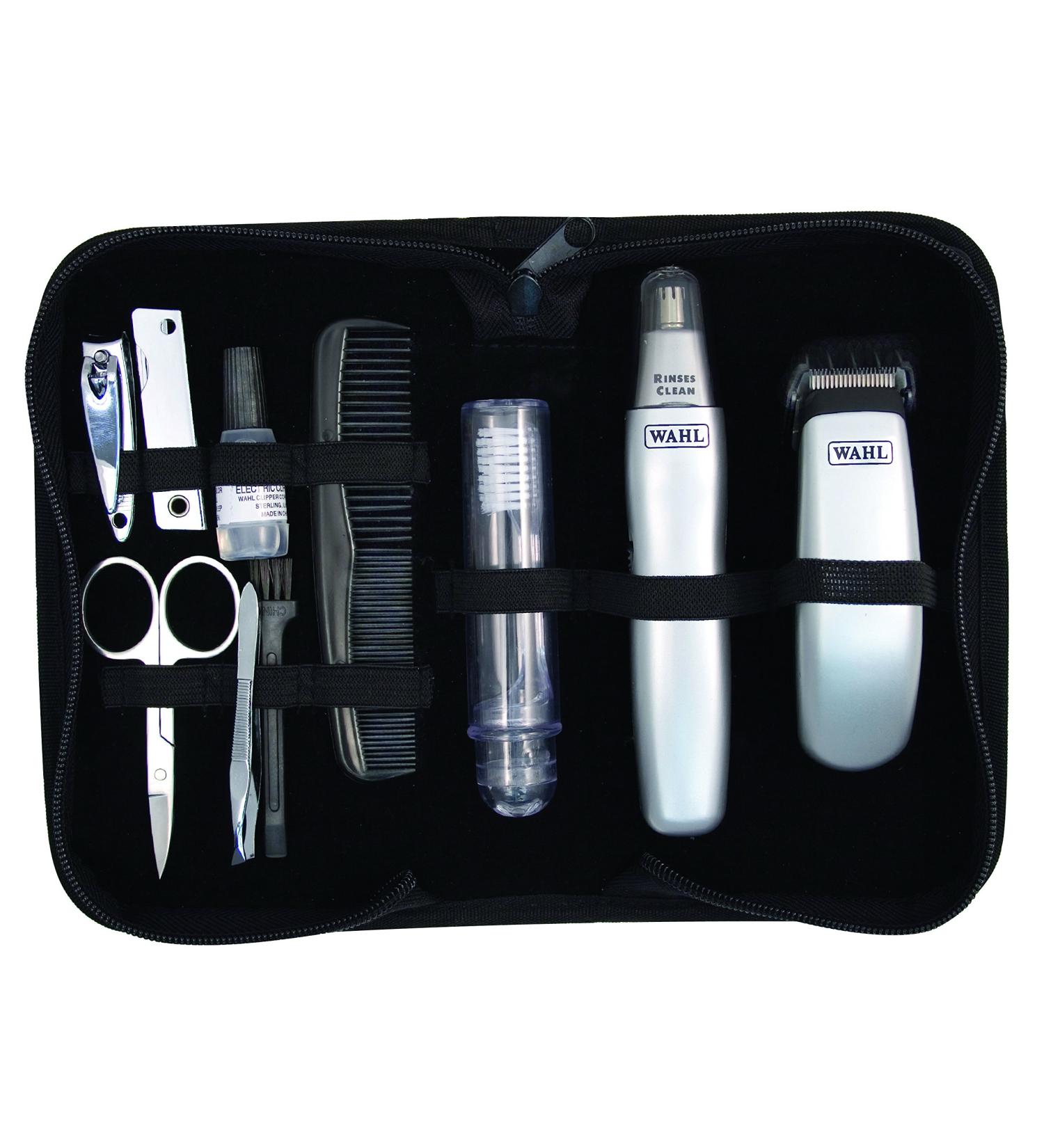 WAHL 9962-1816 Travel Set Battery-Operated Beard & Nose/Ear Hair Trimmer for International Shipping - Buy Online on SooperMarket.com