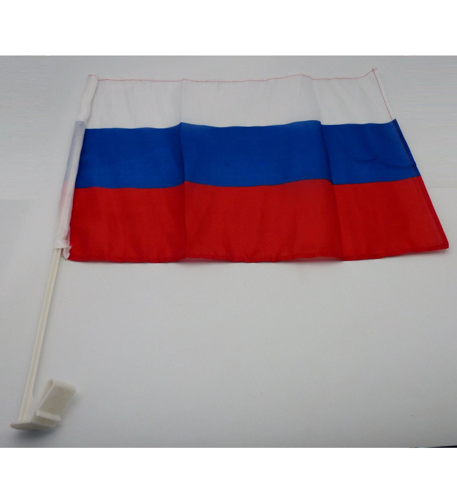 Buy Car Flags - Set of 2 Russian Car Flags for International Shipping | Durable & Vibrant - Buy Online on SooperMarket.com