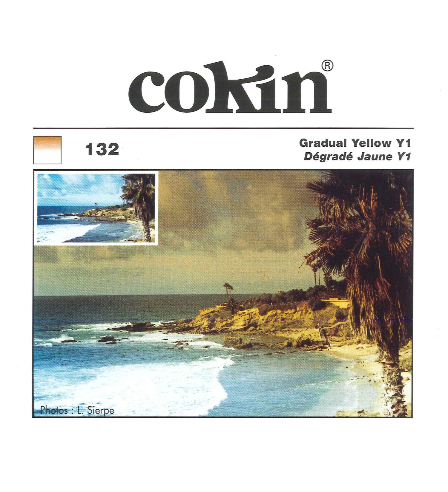 Cokin P132 Gradual Yellow Y1 Filter with Protective Case