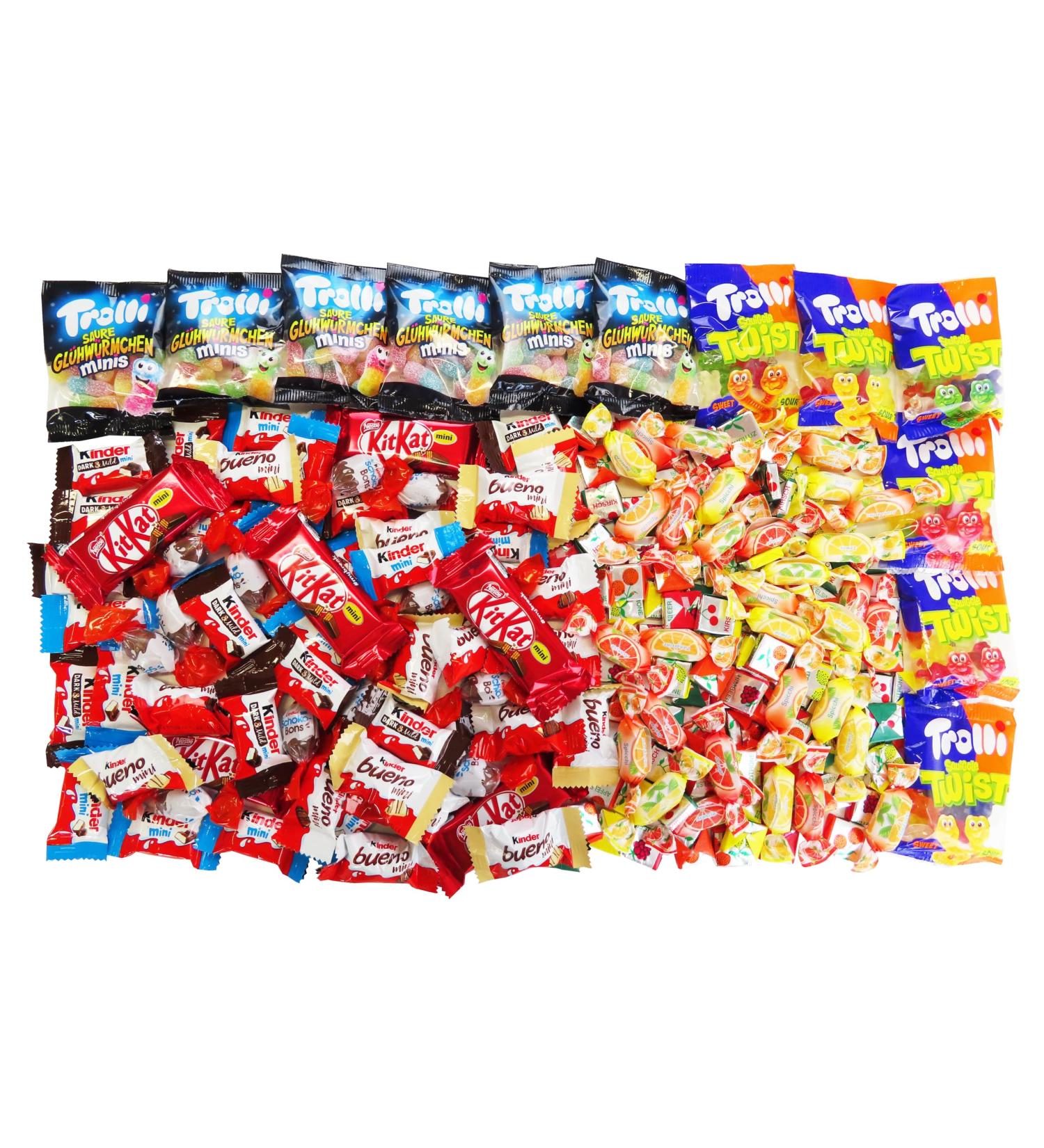 Captain Play Sweets Mix 210-Part - Ideal Chocolate Treats for Children's Birthdays | 937g Pack for 6 Kids - Buy Online on SooperMarket.com