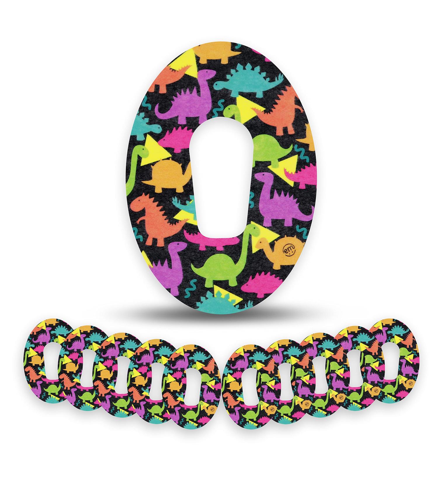 ExpressionMed Dexcom G6 Adhesive Patch (10-Pack) - Waterproof CGM Tape - Delightful Dinosaurs Design - Made in USA - Buy Online on SooperMarket.com