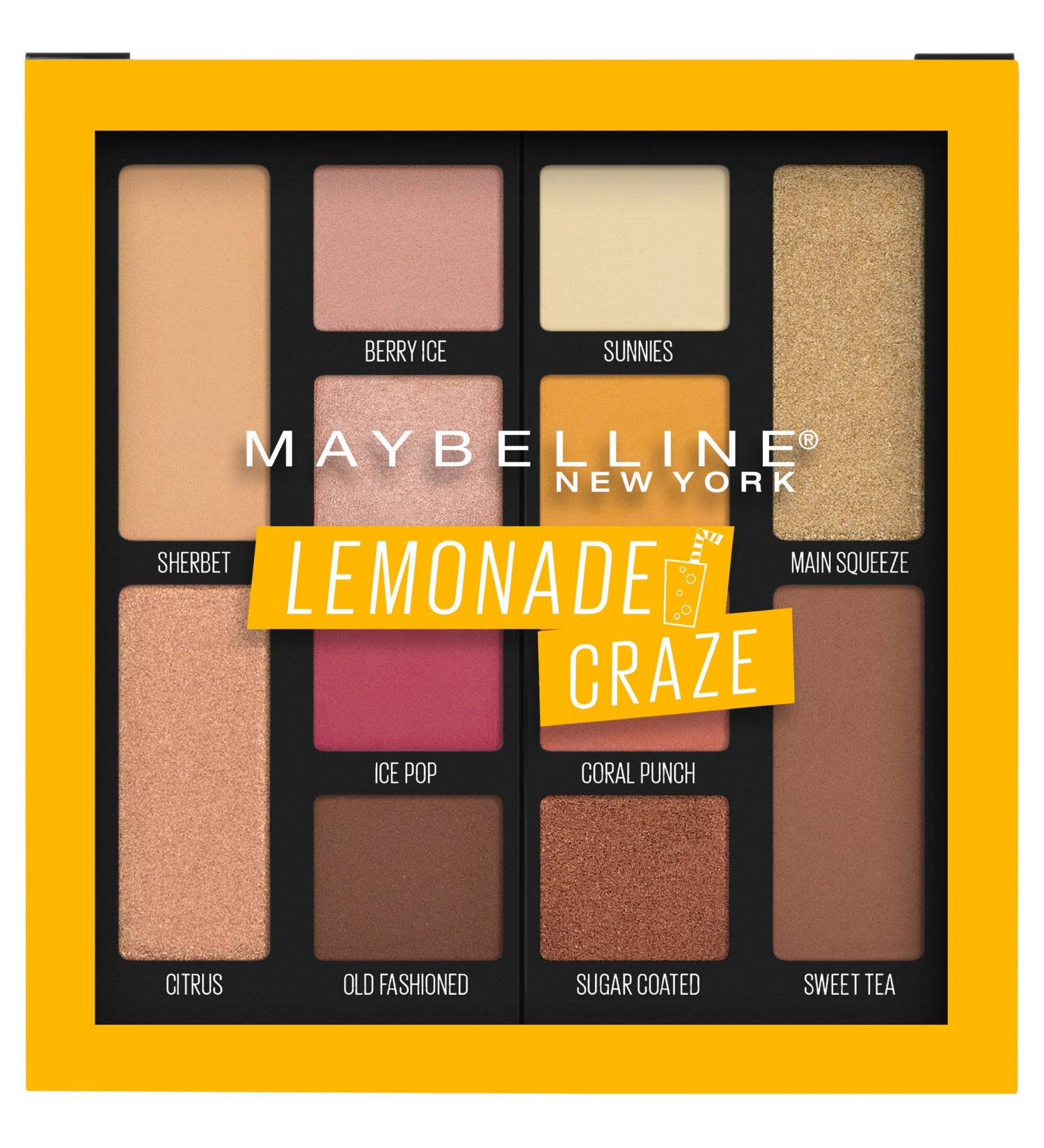Maybelline Lemonade Craze Eyeshadow Palette - Vibrant Shades for a Refreshing Look - Buy Online on SooperMarket.com