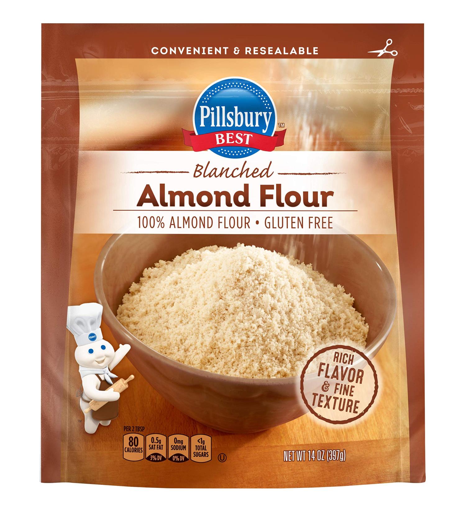 Pillsbury BEST Almond Flour 14oz - Gluten Free Almond Meal for Baking - Buy Online on SooperMarket.com