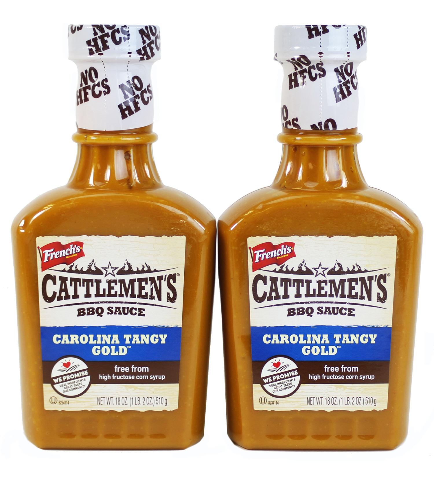 Cattlemen's Carolina Tangy Gold BBQ Sauce 18 oz - Pack of 2 - Buy Online on SooperMarket.com