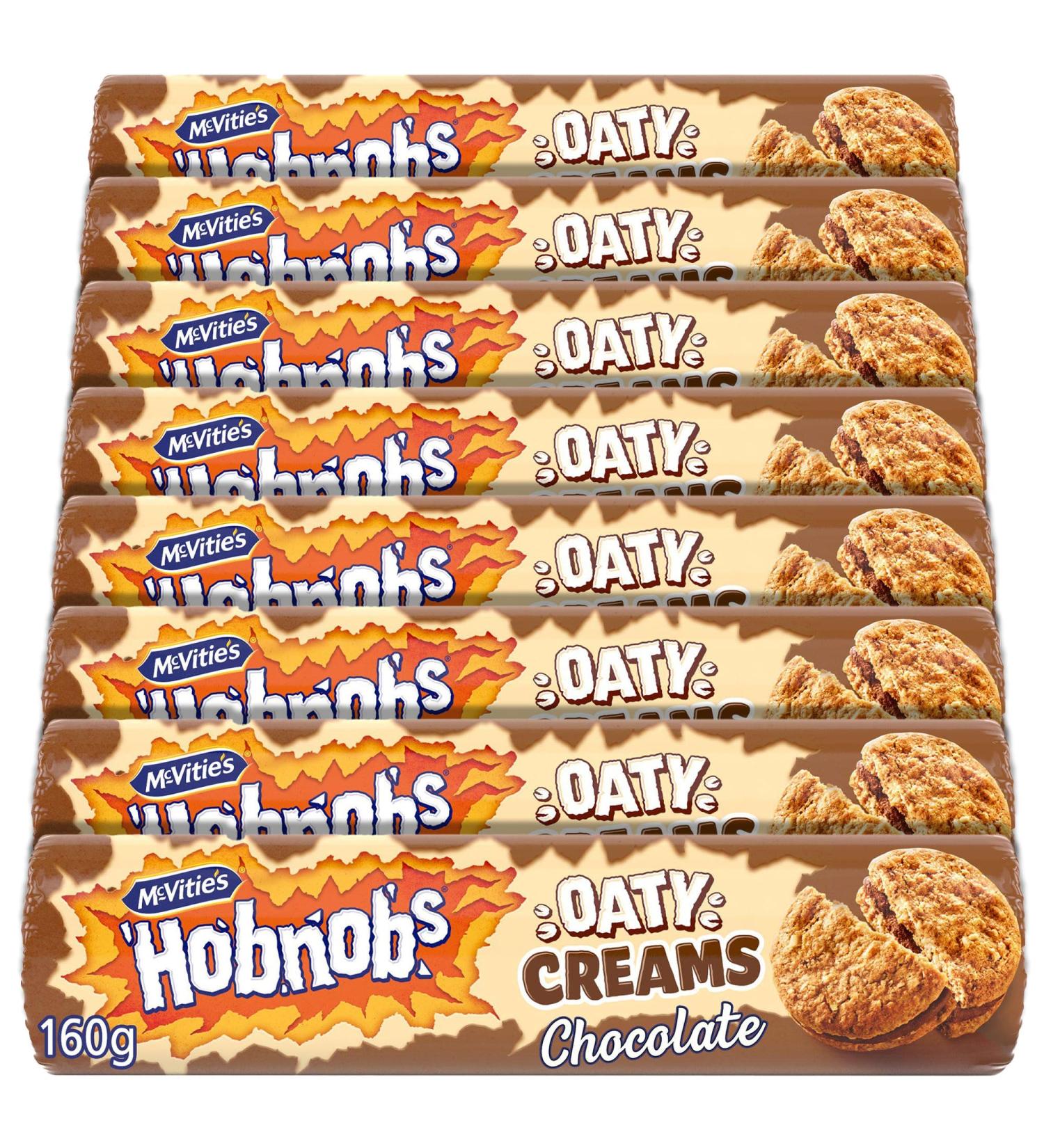 McVitie's Hobnobs Chocolate Cream Biscuits 160 g (24 Pack) Hobnobs Chocolate Cream 160 g (24 Pack) - Buy Online on SooperMarket.com