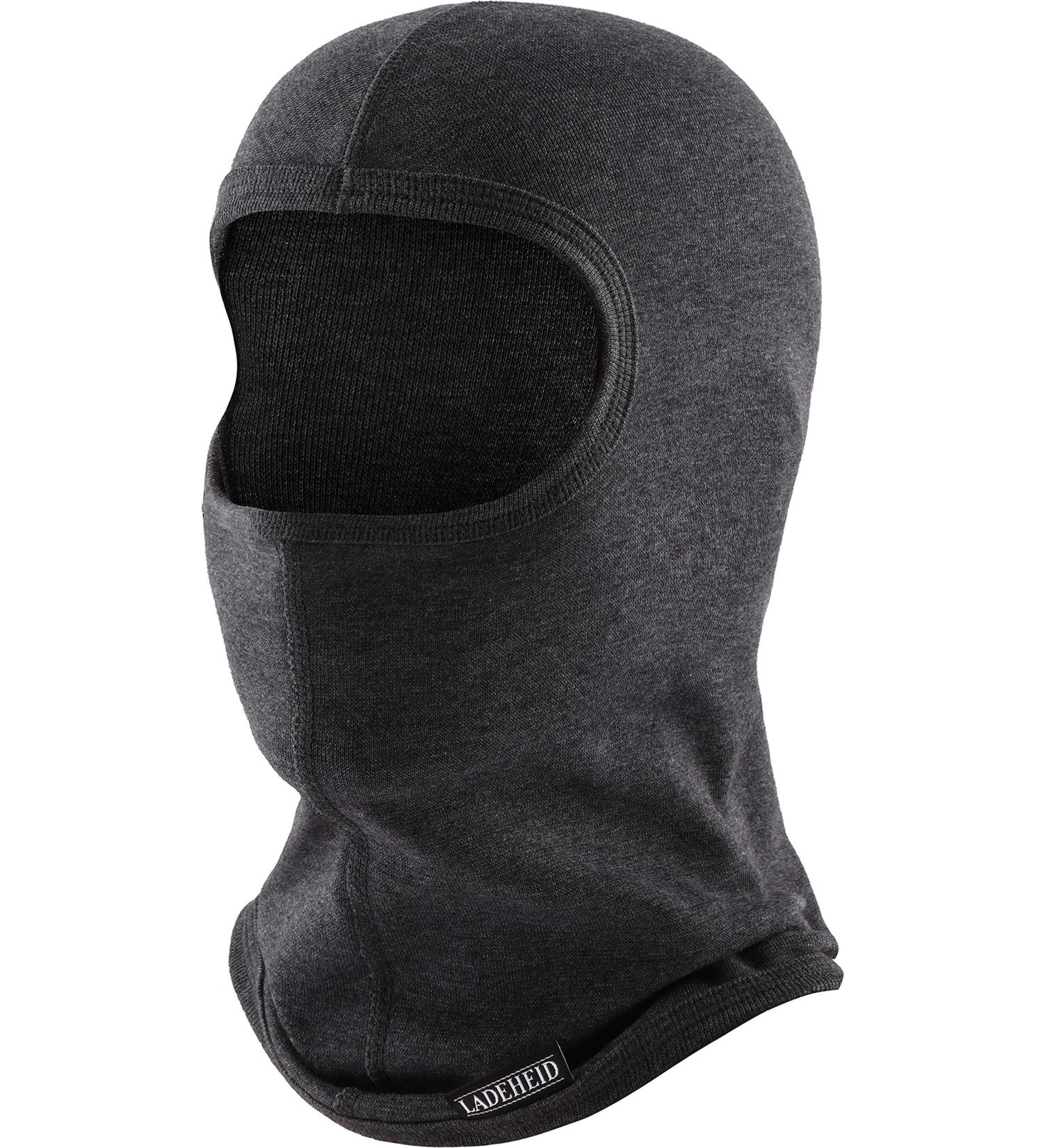 Chargingheid Sturmaske Motorcycle Balaclava - Thermal Ski Mask for Men & Women | Moisture Absorbent Comfort Fit - La-127 M-L Graphite/Melange-2 - Buy Online on SooperMarket.com