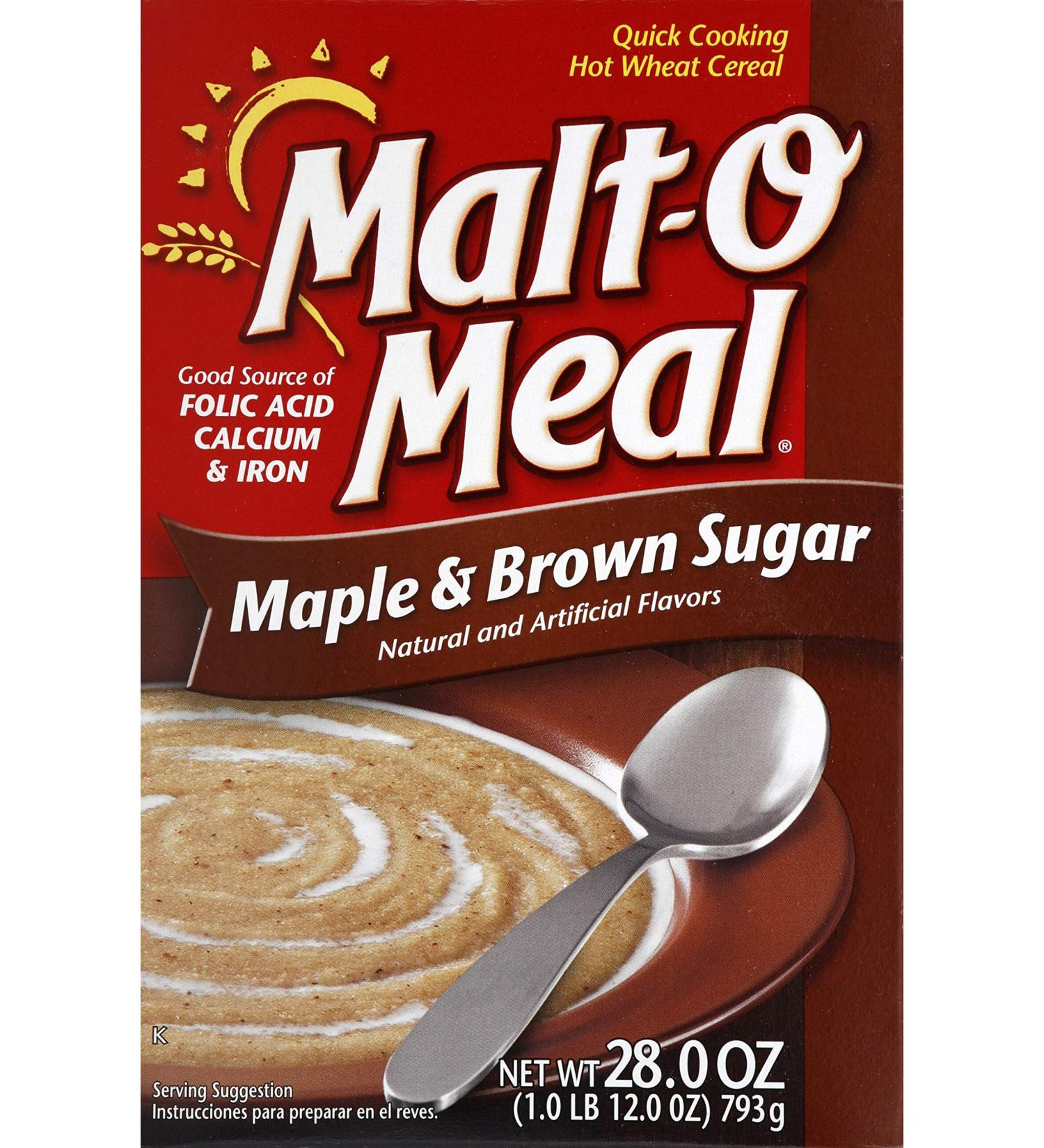 Malt-O-Meal Maple And Brown Sugar - Hot Cereals 28 Ounce