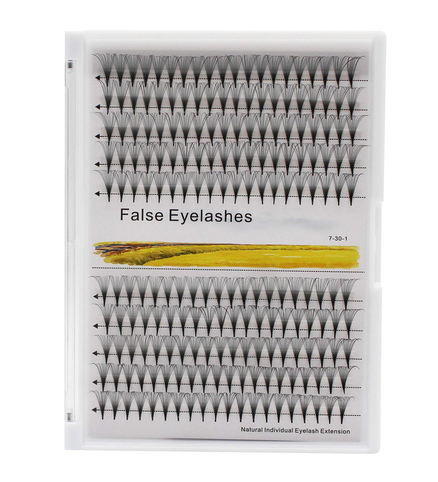 Dedila Pro Grafting Long Stem Natural Black Individual False Eyelashes - 13mm - Buy Online on SooperMarket.com