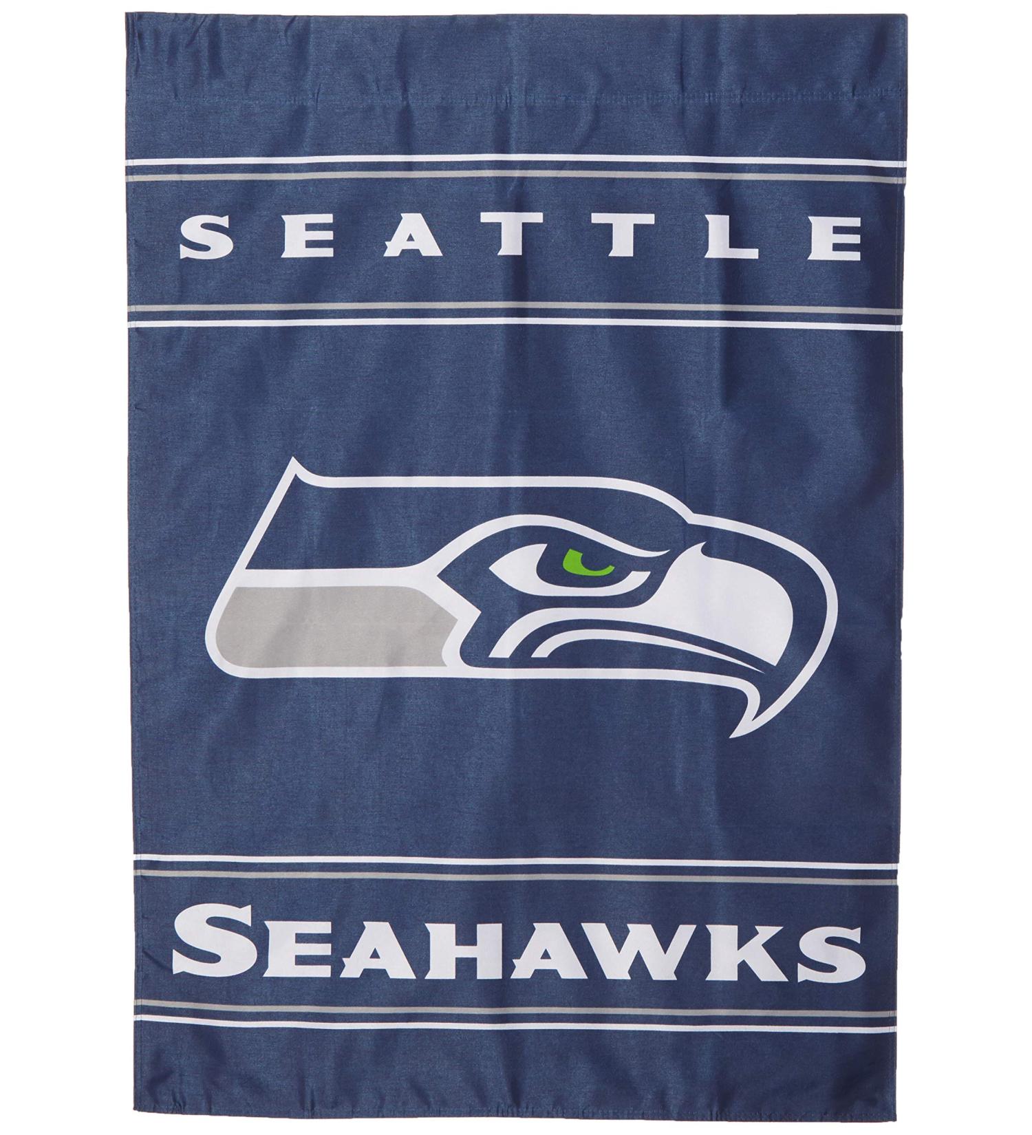 Fremont Die NFL Seattle Seahawks 2-Sided House Banner 28 x 40 Inches - Team Colors - Buy Online on SooperMarket.com
