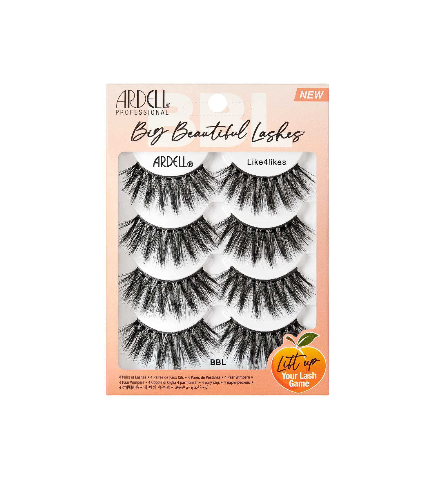 Ardell Big Beautiful Lashes Like4likes 4 pairs Like-4-Likes