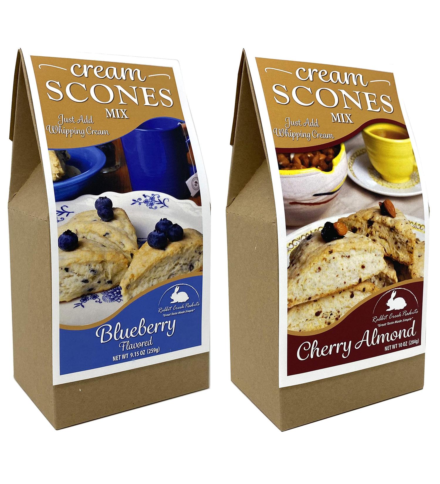 Rabbit Creek Scone Mix Variety Pack - Blueberry & Cherry Almond Cream (2 Pack) - Buy Online on SooperMarket.com