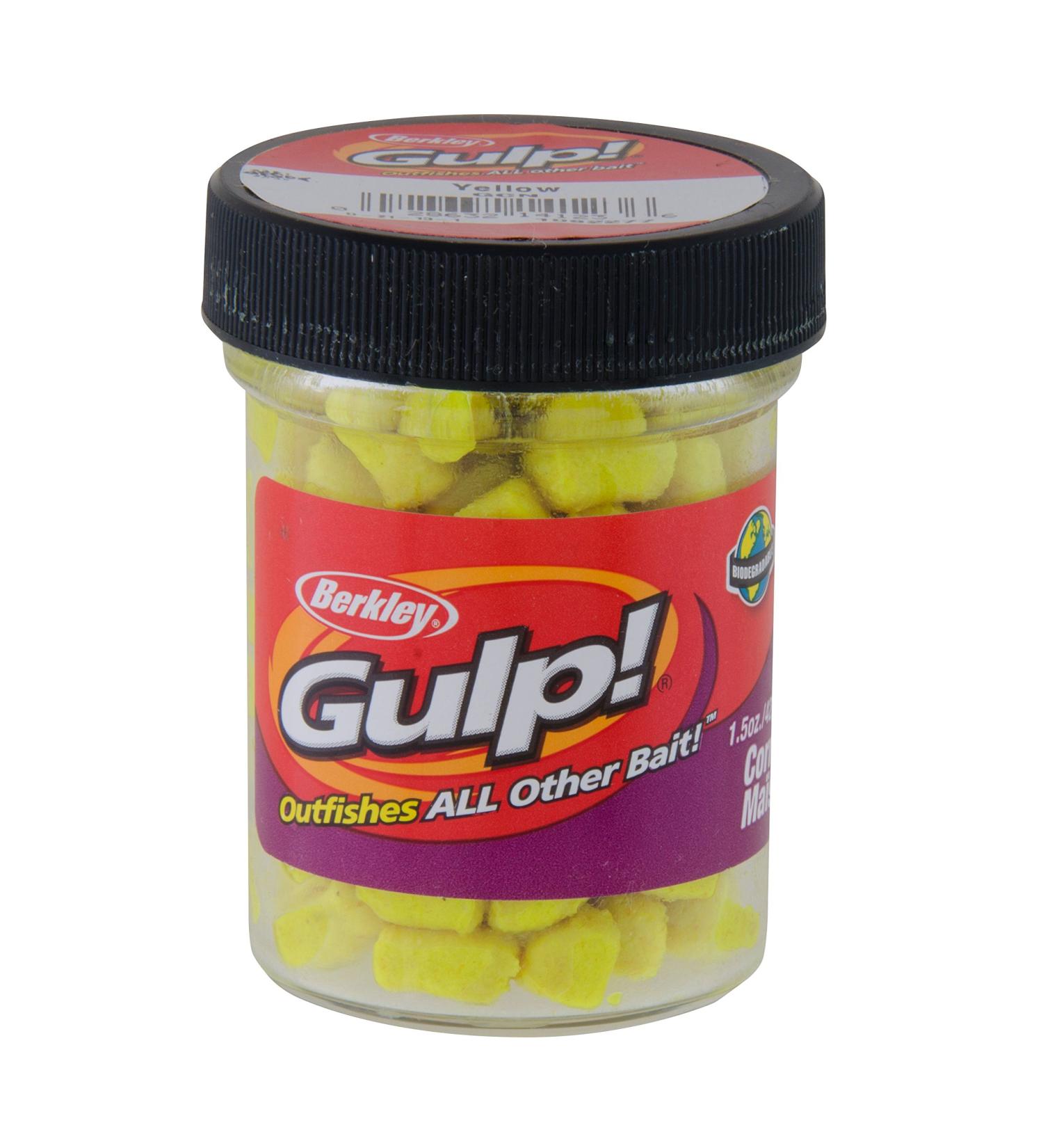 Berkley Gulp! Corn, 1/4in | .5cm, Soft Bait - 1/4in | .5cm Yellow