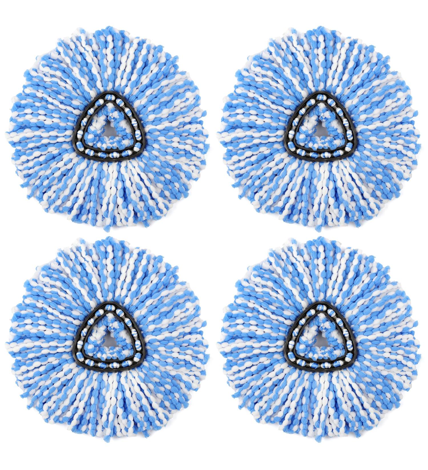 4 Pack Microfiber Mop Head Refills for Ocedar 2-Tank System - Rinse Cleaning, Compatible Replacement - Buy Online on SooperMarket.com