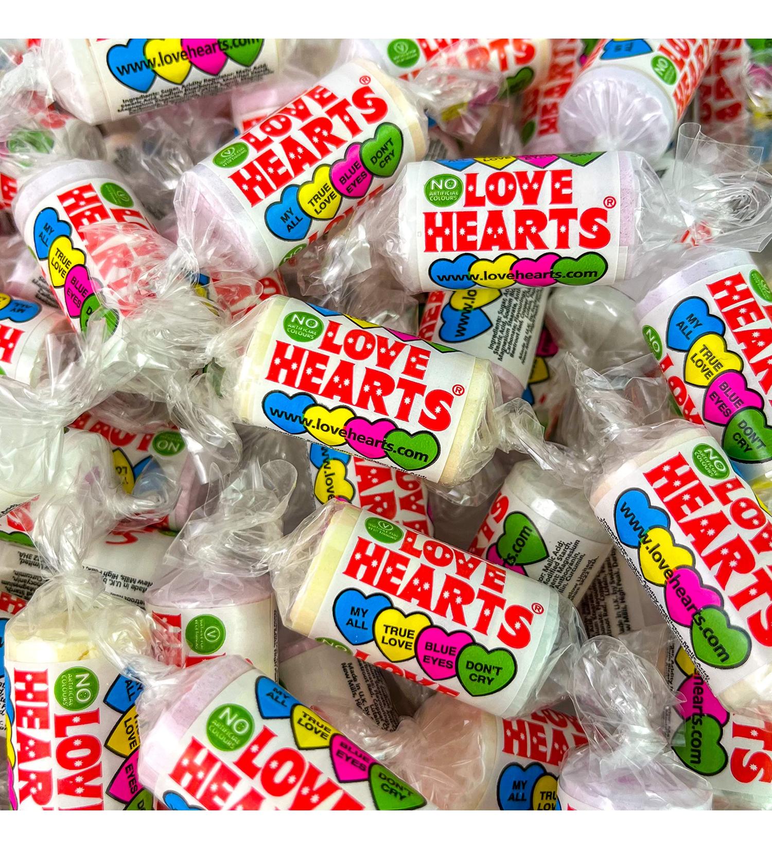 15 Mini Love Heart Sweets Valentines Sweets Wedding Heart Sweet Rolls Sweet Treat Gifting Co. - Buy Online on SooperMarket.com