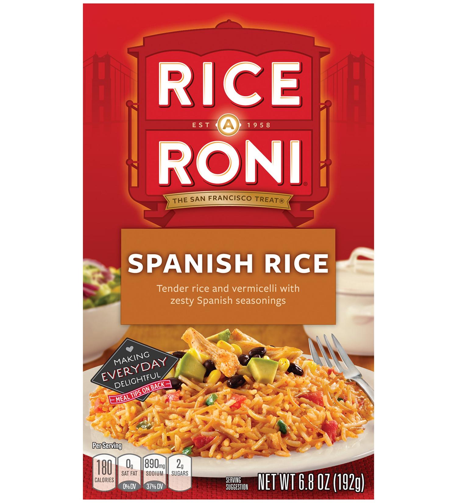 Rice-A-Roni Spanish Rice 6.8 oz (Pack of 12) - Authentic Spanish Flavors | Buy Online - Buy Online on SooperMarket.com