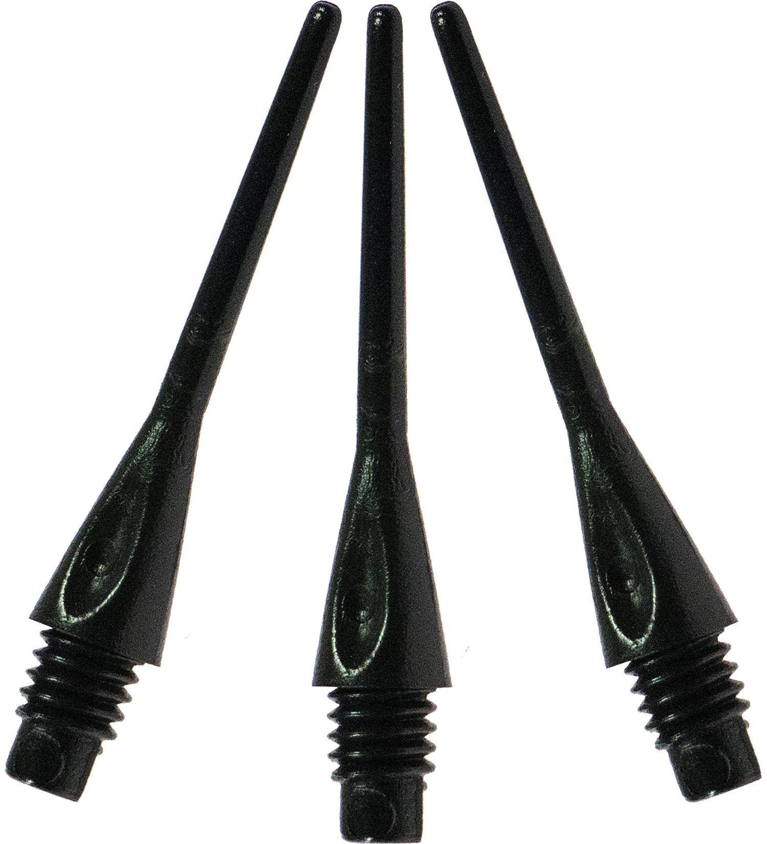 Viper Dart Accessory: Diamond 2BA Thread Soft Tip Dart Points, Black (500 and 1000 Packs)
