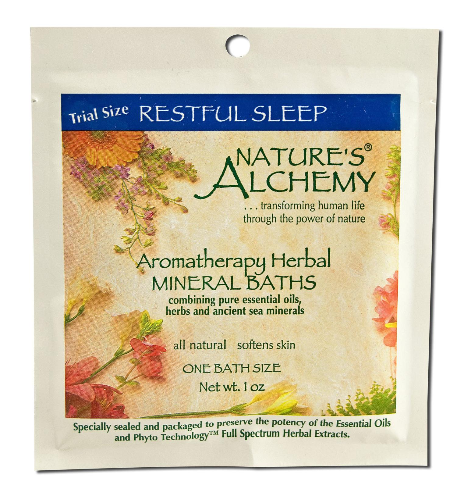 Mineral Bath-Restful Sleep Nature's Alchemy 1 oz Salt