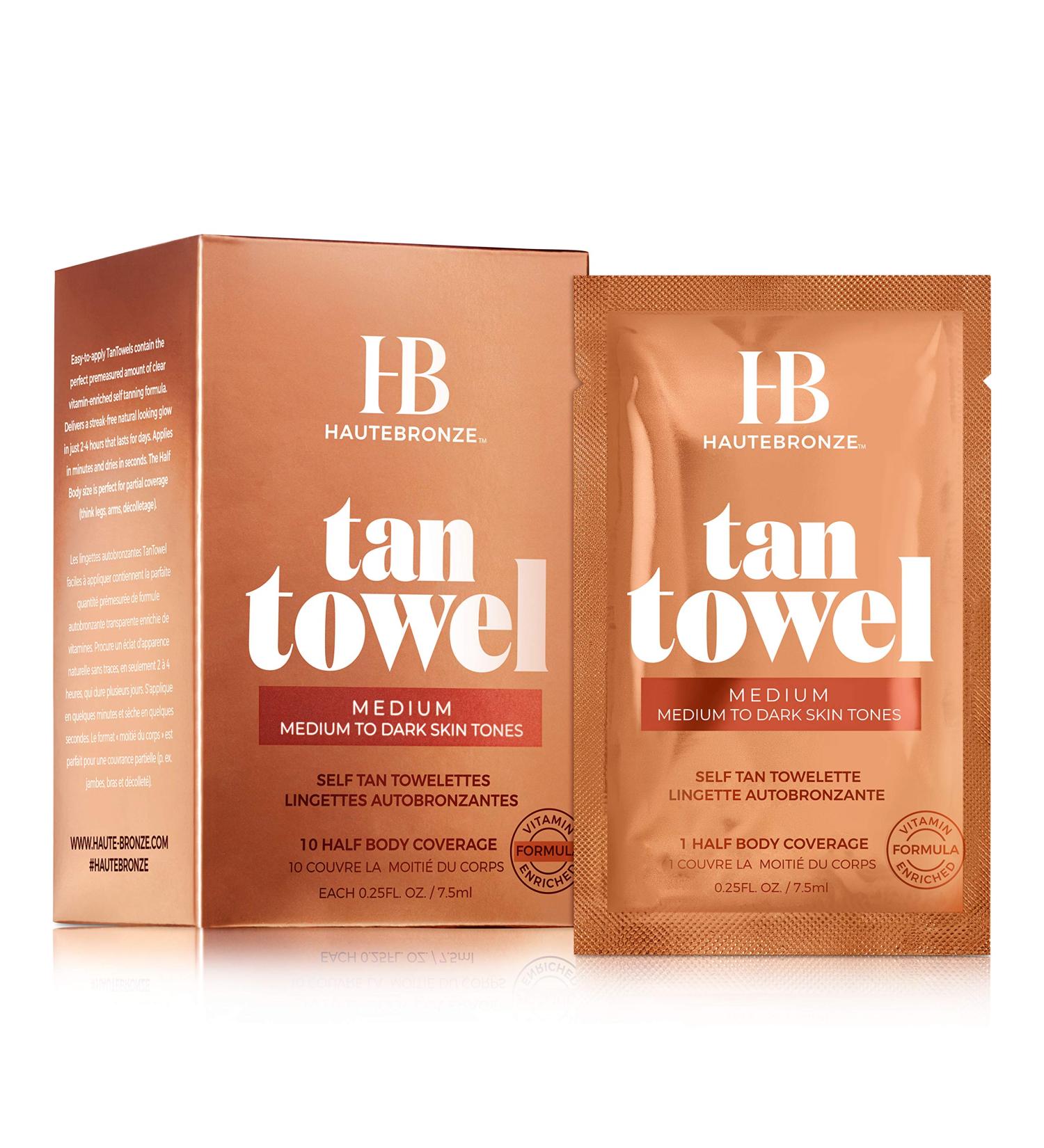 Tan Towel Medium 2.5 fl. oz. - Sunless Self-Tanning Lotion - Buy Online on SooperMarket.com