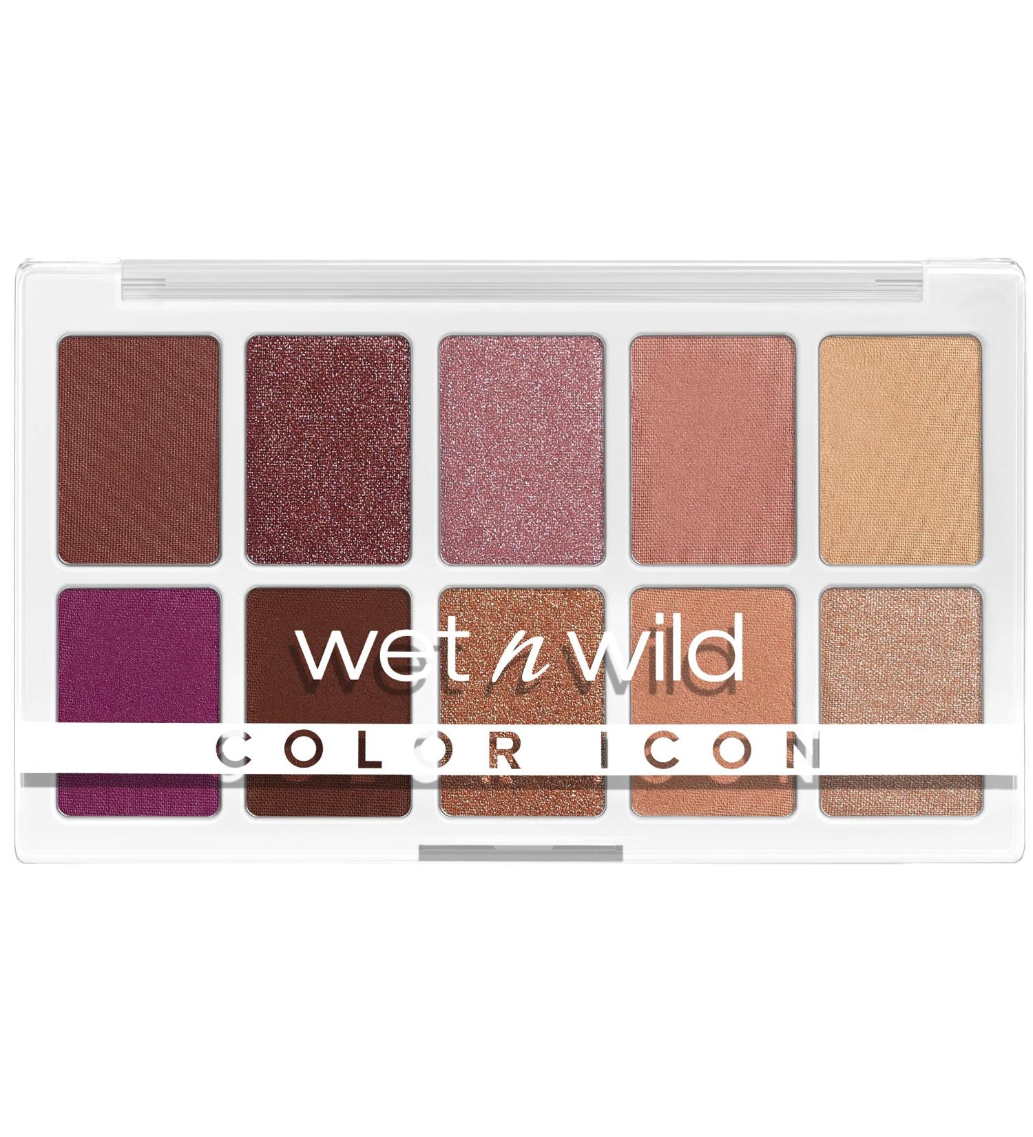 Buy Wet n Wild Color Icon 10-Pan Shadow Palette Heart & Sol - 0.42 oz (12 g) | Vibrant Eyeshadow for Stunning Looks - Buy Online on SooperMarket.com