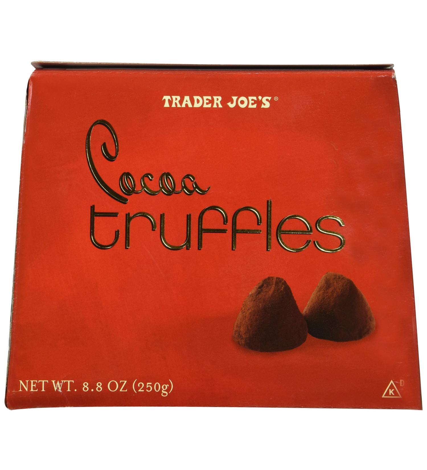 Trader Joe's Cocoa Truffles 8.8 oz - Indulgent Chocolate Truffles, 8.8 Ounce Box - Buy Online on SooperMarket.com