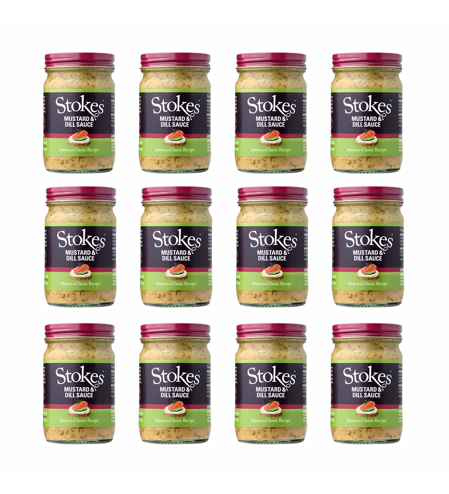 Stokes Mustard & Dill Sauce 165g - Pack of 12