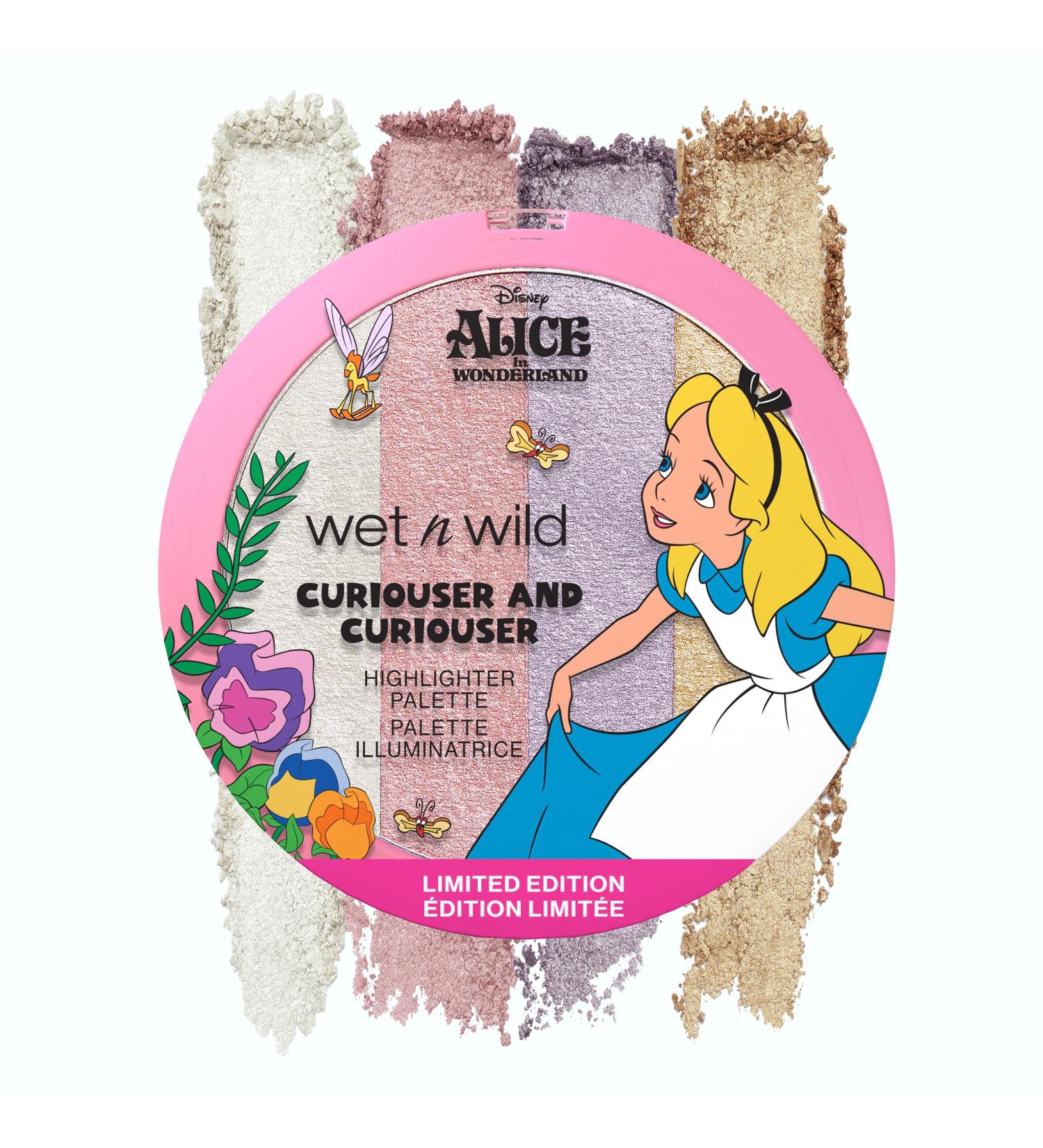Wet n Wild Alice in Wonderland Highlighter Palette - Ultra-Reflective Micro-Pearls for a Buttery Soft Glow - Buy Online on SooperMarket.com