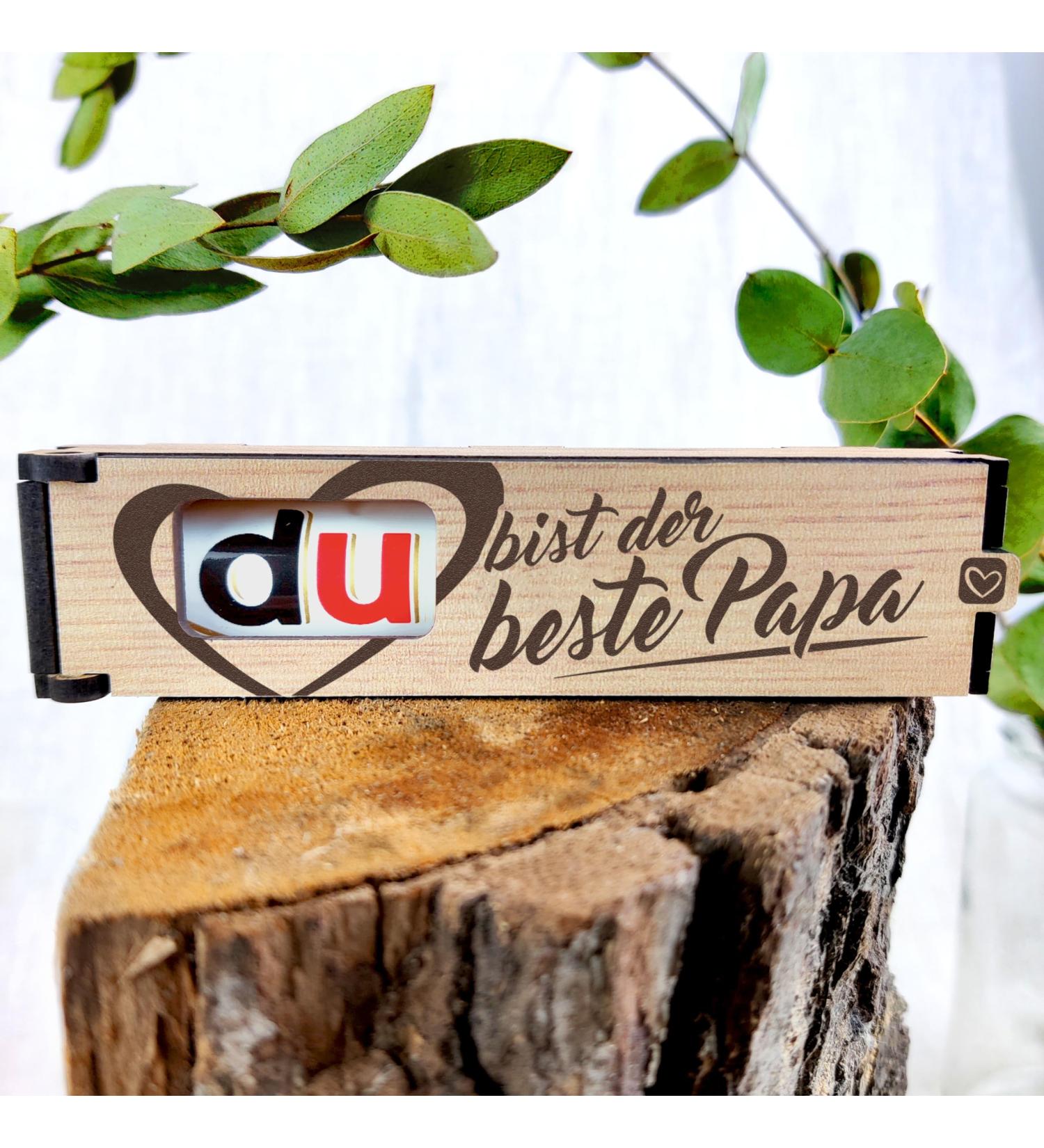 Best Dad Gift - 'You Are the Best Dad in the World' Chocolate Bar Gift Box with Duplo - Perfect Birthday Gifts for Dad - Buy Online on SooperMarket.com