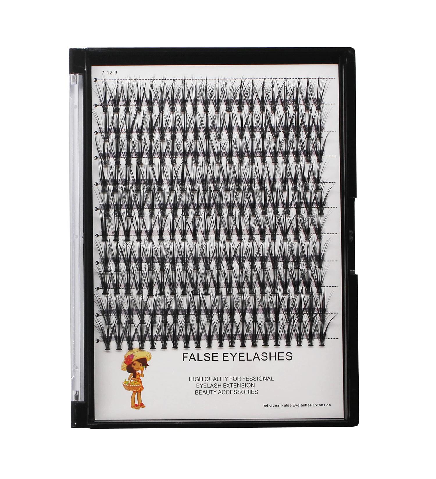 Bodermincer 20D 8-16mm Professional Makeup Individual Cluster Eyelashes - 15mm - Buy Online on SooperMarket.com
