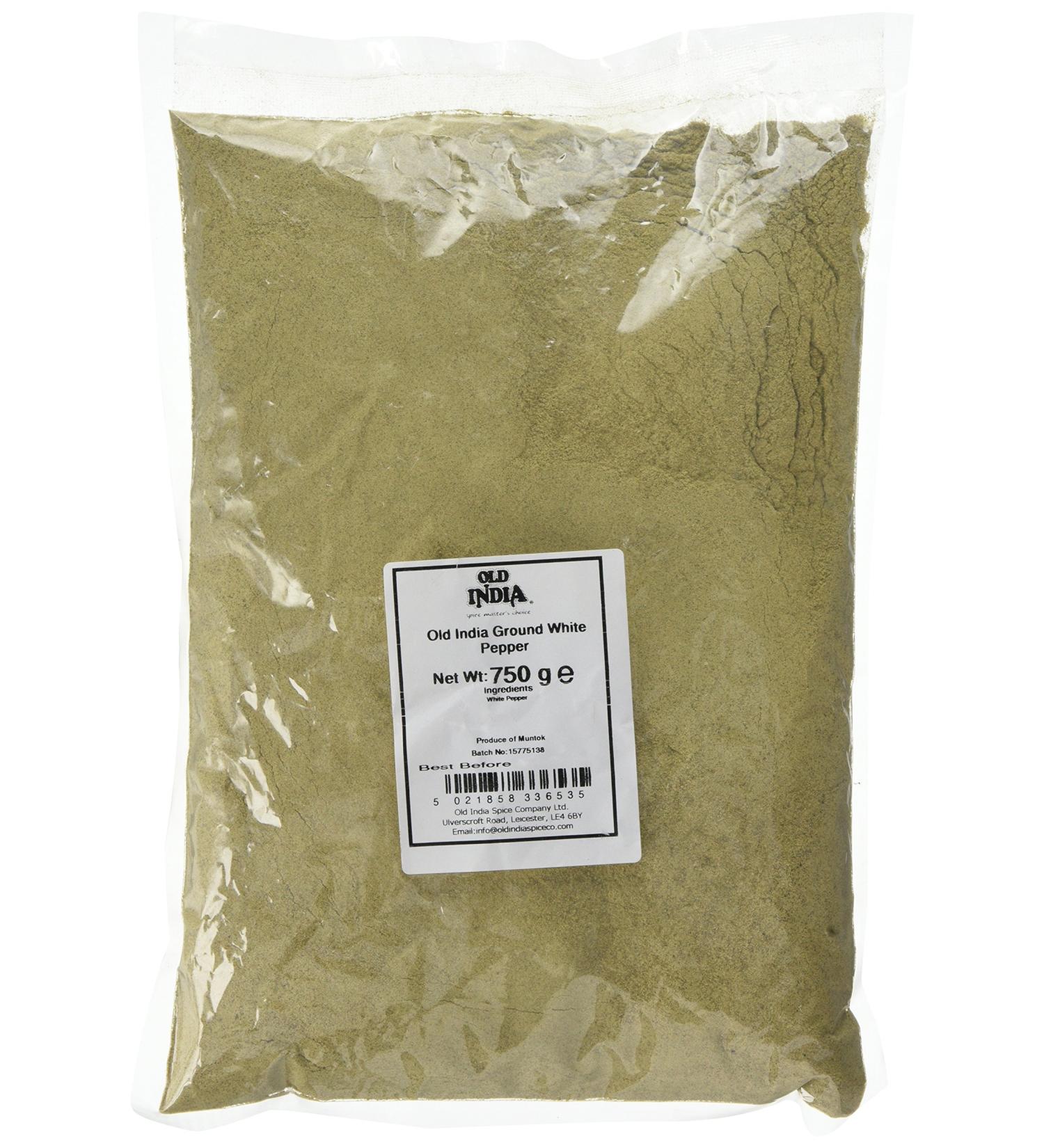Old India Ground White Pepper 750 g