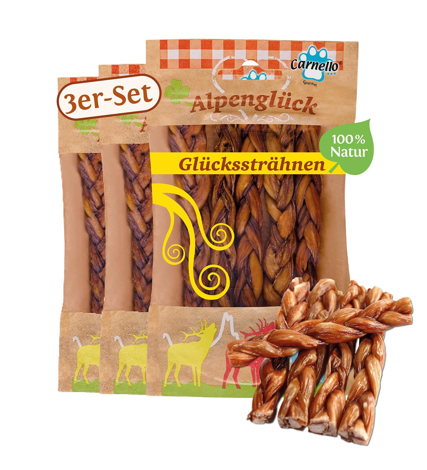 Carnello Kausstangen Grain-Free Dog Treats - Alpine Luck Happiness Streak (3 x 5 Pcs) - Healthy Chews for Dogs - International Shipping Available - Buy Online on SooperMarket.com