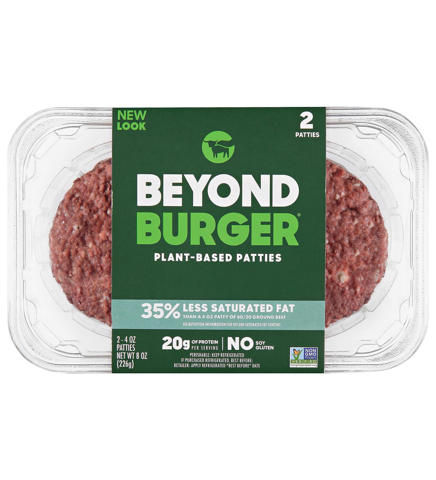 Beyond Meat Beyond Burger Plant-Based Patties 2 pk - 8 oz (Frozen) - Buy Online on SooperMarket.com