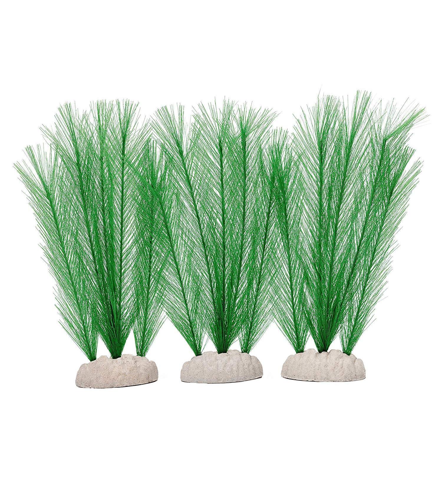 Begondis Artificial Aquarium Plants - Silk Green Aquatic Decor Safe for Fish & Pets (18cm) - International Shipping Available - Buy Online on SooperMarket.com