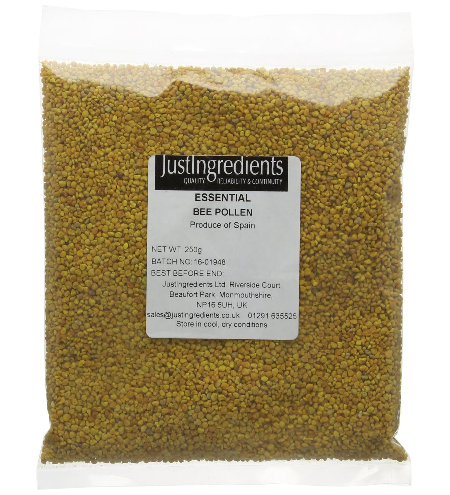 JustIngredients Essentials Bee Pollen 250 g - Buy Online on SooperMarket.com