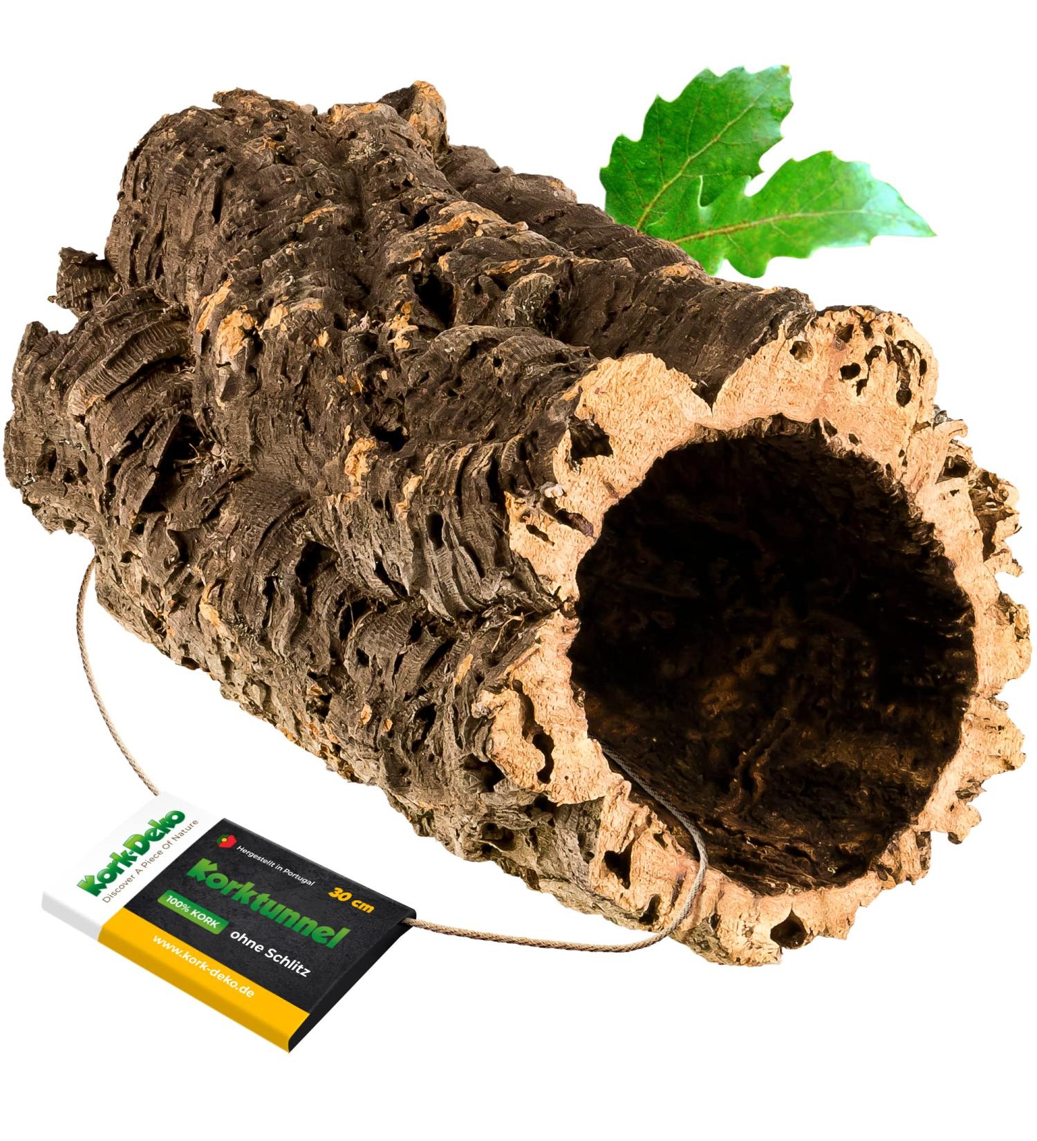 Cork Bark Tube 30 cm (Rodent Reptile Vivarium) cork wood tree oak 11-14 cm | cleaned & sanitised - Buy Online on SooperMarket.com