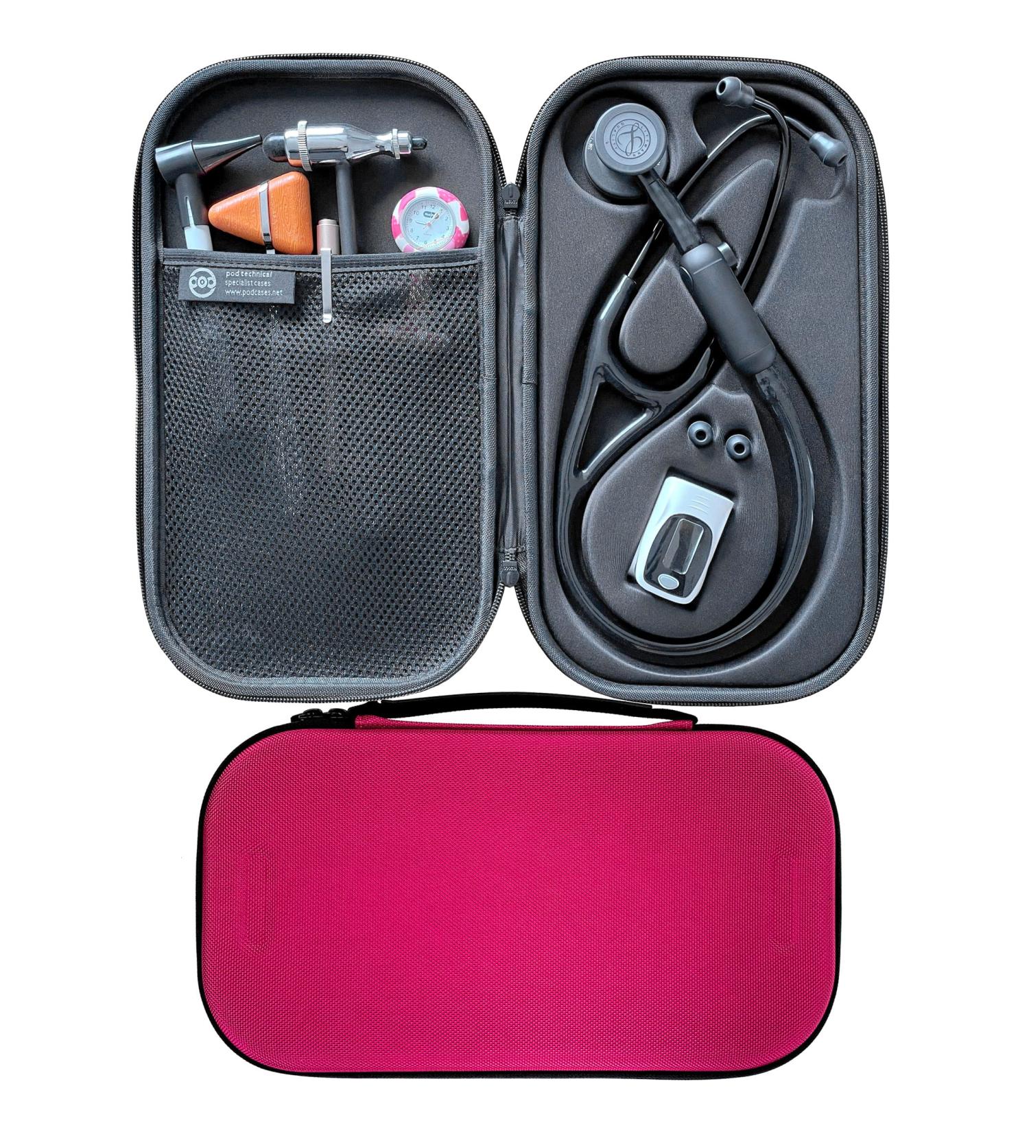 Pod Technical Cardiopod II Stethoscope Case for All Littmann Stethoscopes - Raspberry - Buy Online on SooperMarket.com