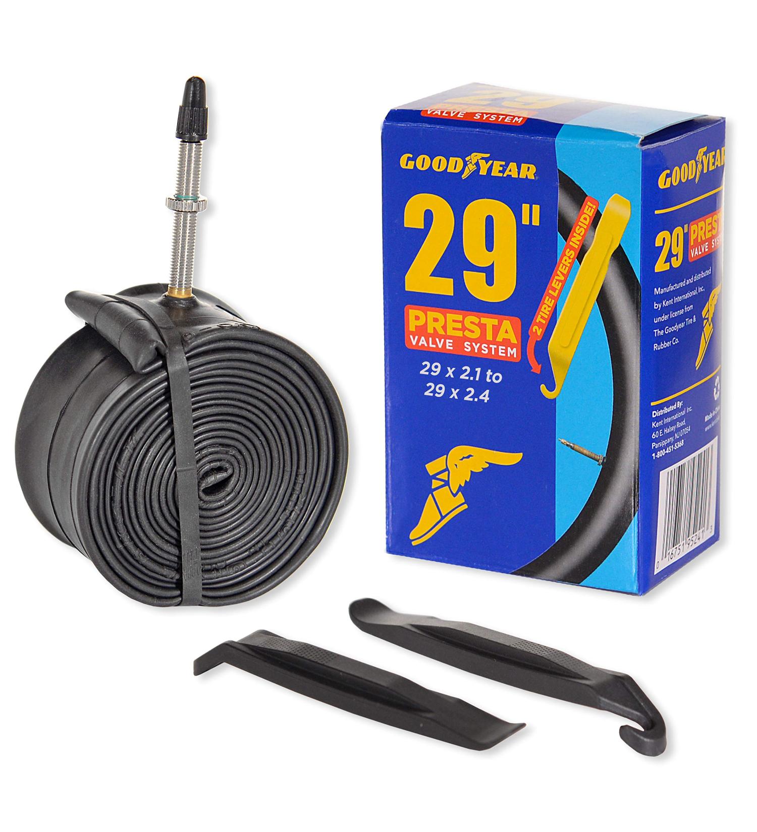 Goodyear 48mm Presta Valve Bicycle Tube 29x2.1-2.4 - Durable and Reliable Tube - Buy Online on SooperMarket.com