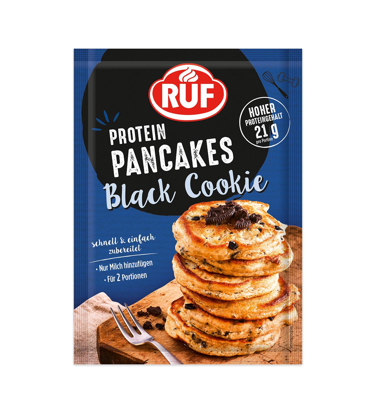 Buy Call Protein Pancakes Black Cookie - Fluffy High Protein Breakfast 150g Pack - Quick & Delicious Gourmet Treat - Buy Online on SooperMarket.com