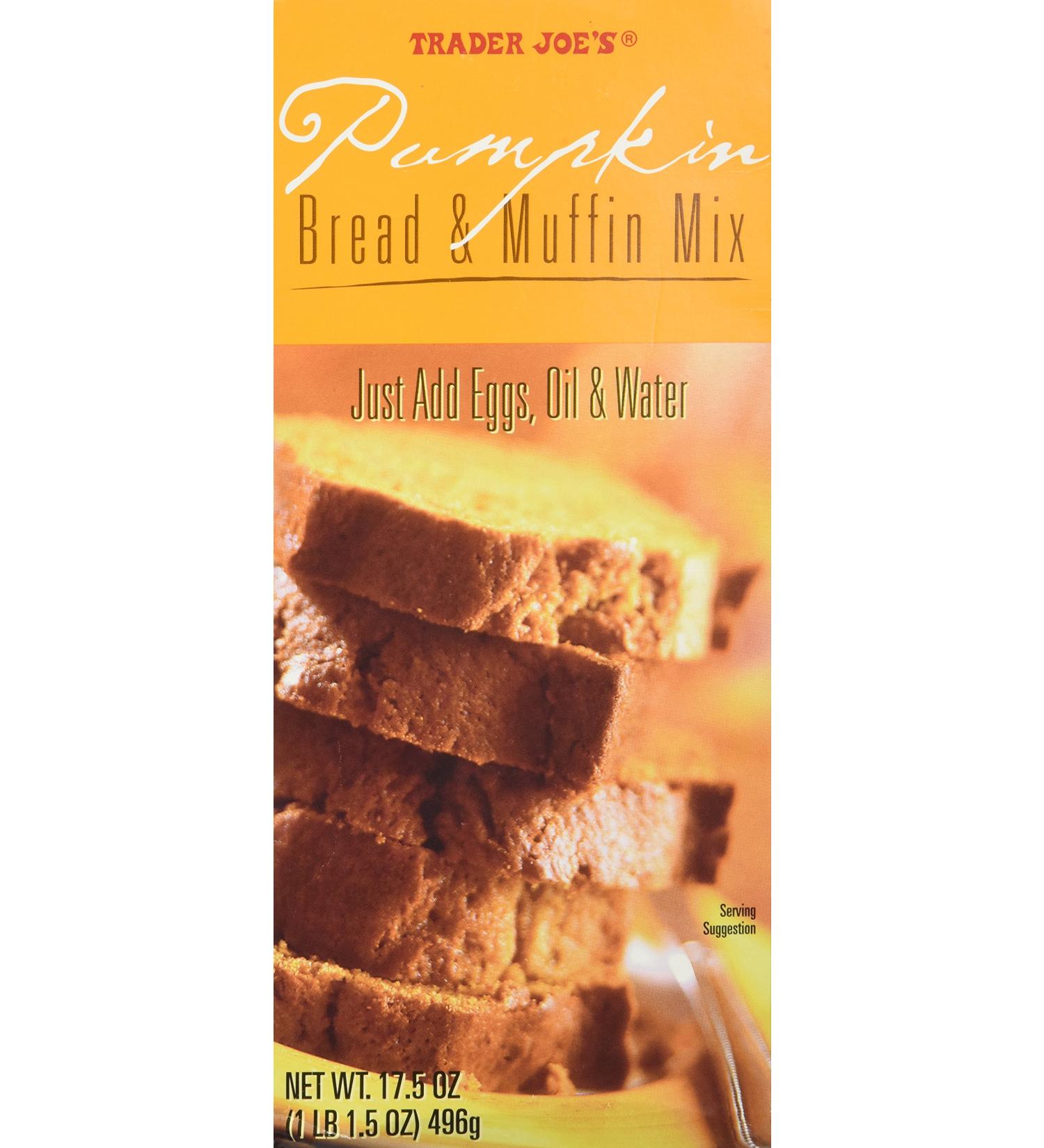 Trader Joe's Pumpkin Bread Muffin Mix - 1.09 lb (Pack of 1) - Buy Online on SooperMarket.com