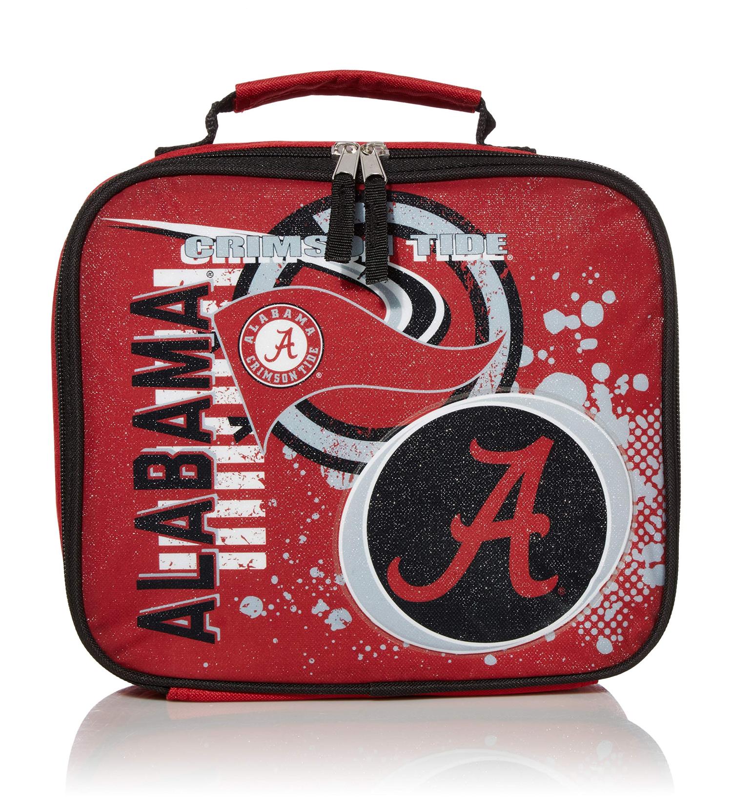 Officially Licensed NCAA Alabama Crimson Tide Accelerator Lunch Kit Bag - Multiple Colors - 10.5 x 8.5 x 4 | NCAA Fan Gear - Buy Online on SooperMarket.com