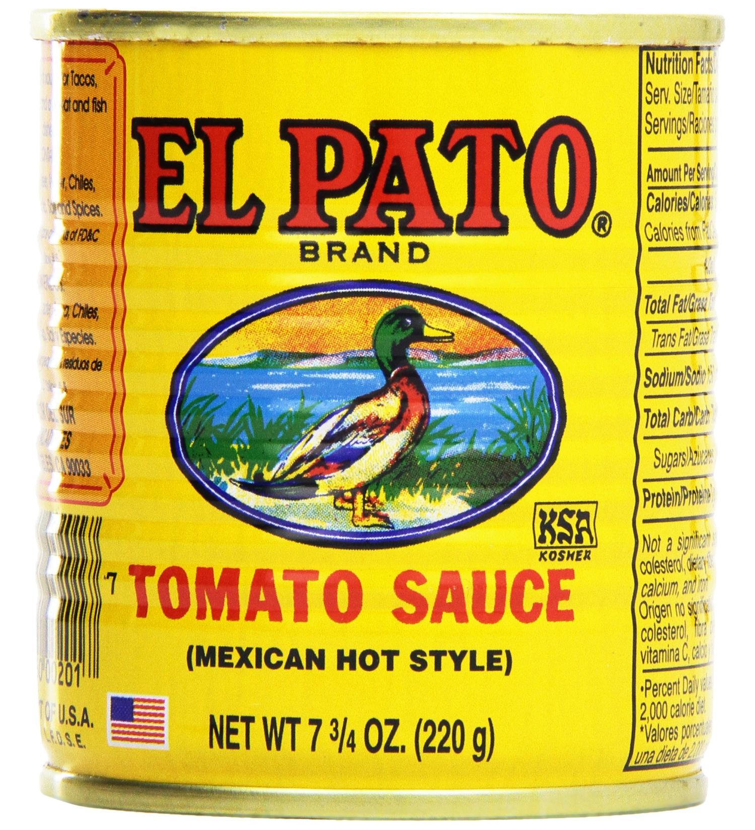 El Pato Sauce Hot Tomato 7.75 Oz - Buy Online on SooperMarket.com