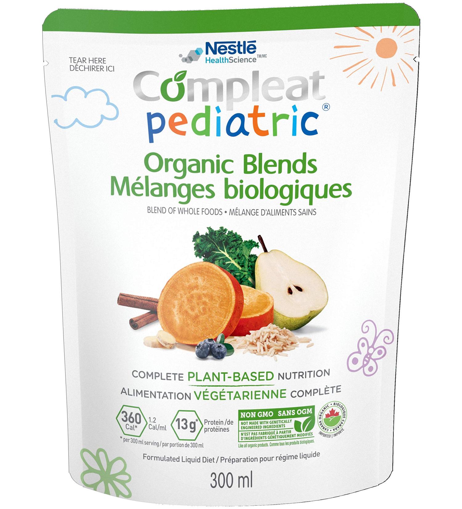 COMPLEAT PEDIATRIC Organic Blends Formula 300 ml - Buy Online on SooperMarket.com
