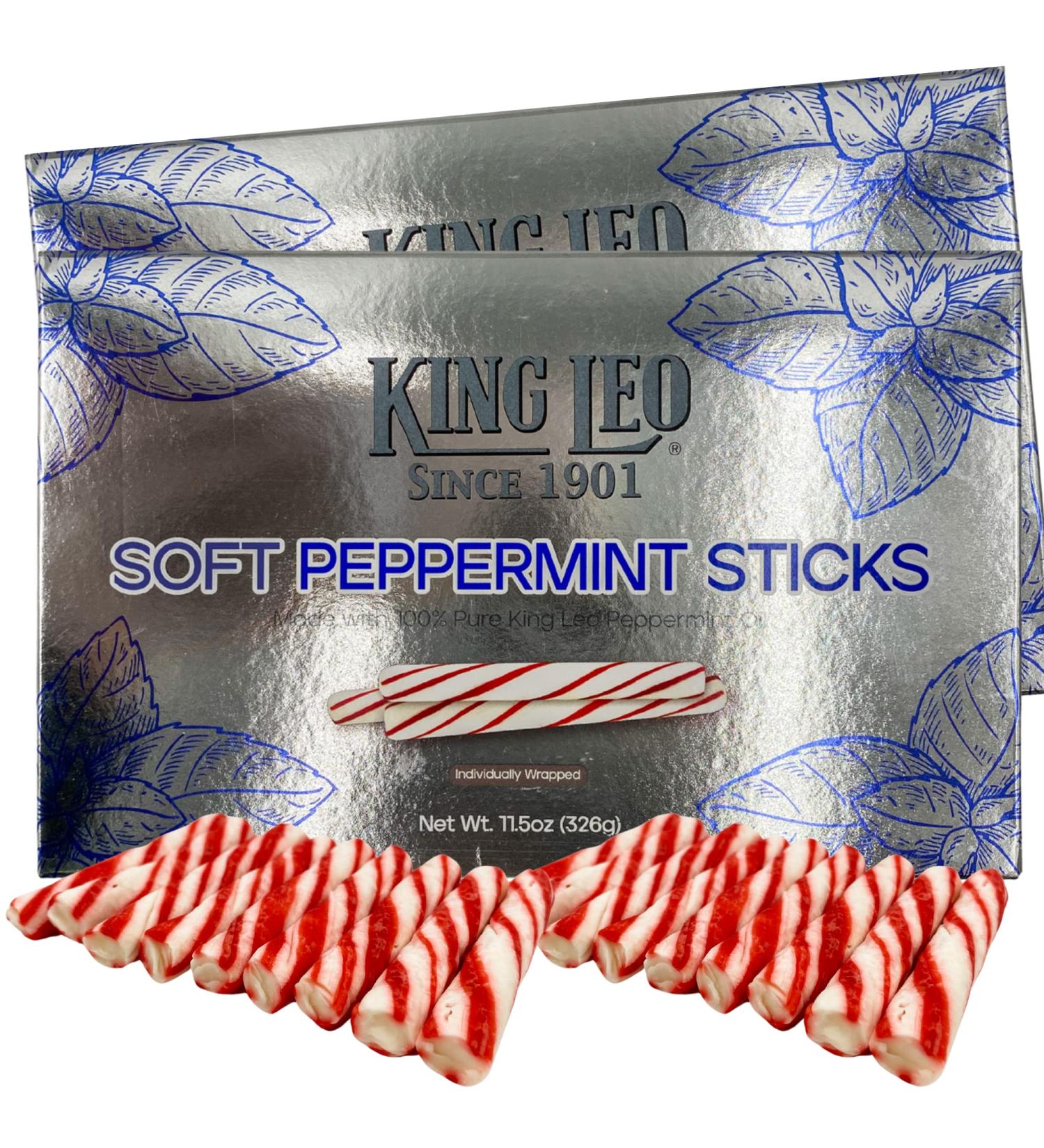 Christmas 2022 Old Fashion Soft Peppermint Sticks Hot Chocolate Edible Stir Stick and Accessories 11.5 Ounces Pack of 2 - Buy Online on SooperMarket.com